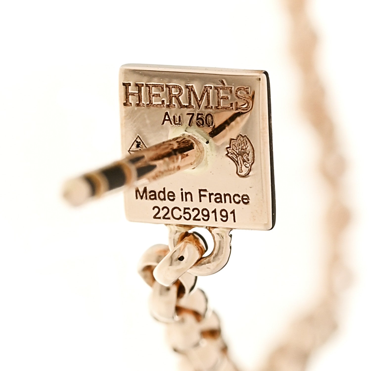 18K Rose Gold Clou d'H Right Climber Earring