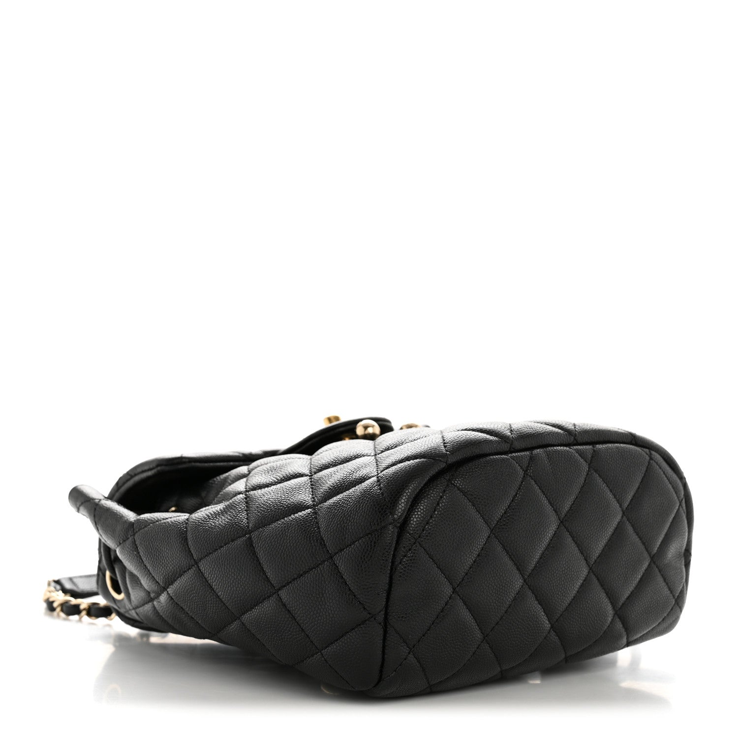 Caviar Quilted Mini Urban Spirit Backpack Black