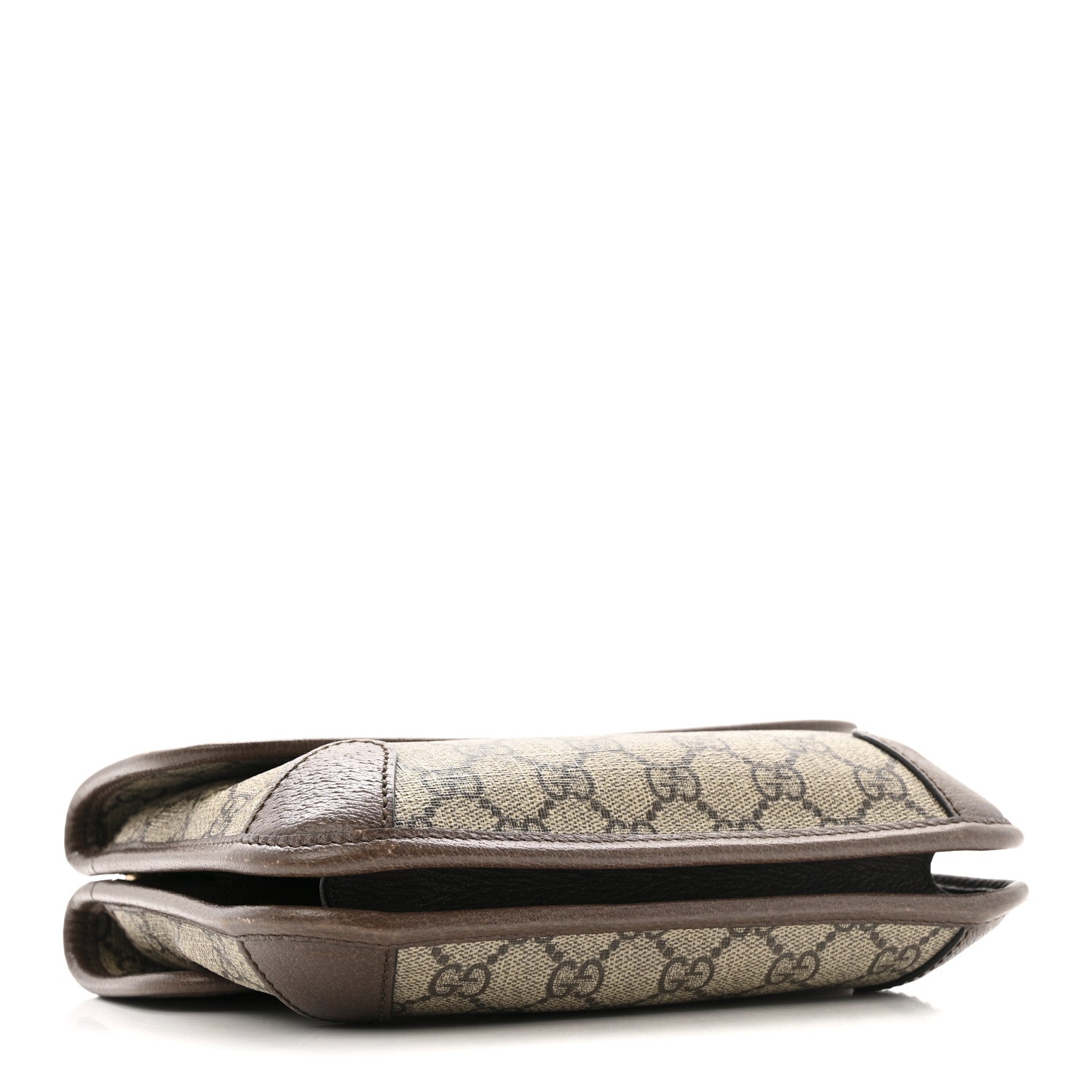 GG Supreme Monogram Web Small Neo Vintage Double Flap Messenger Bag Beige New Acero
