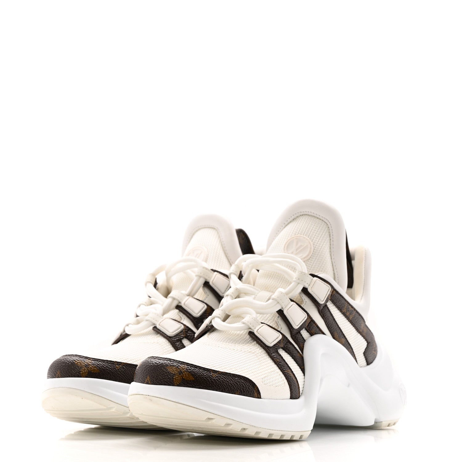 Patent Monogram LV Archlight Sneakers 38 White
