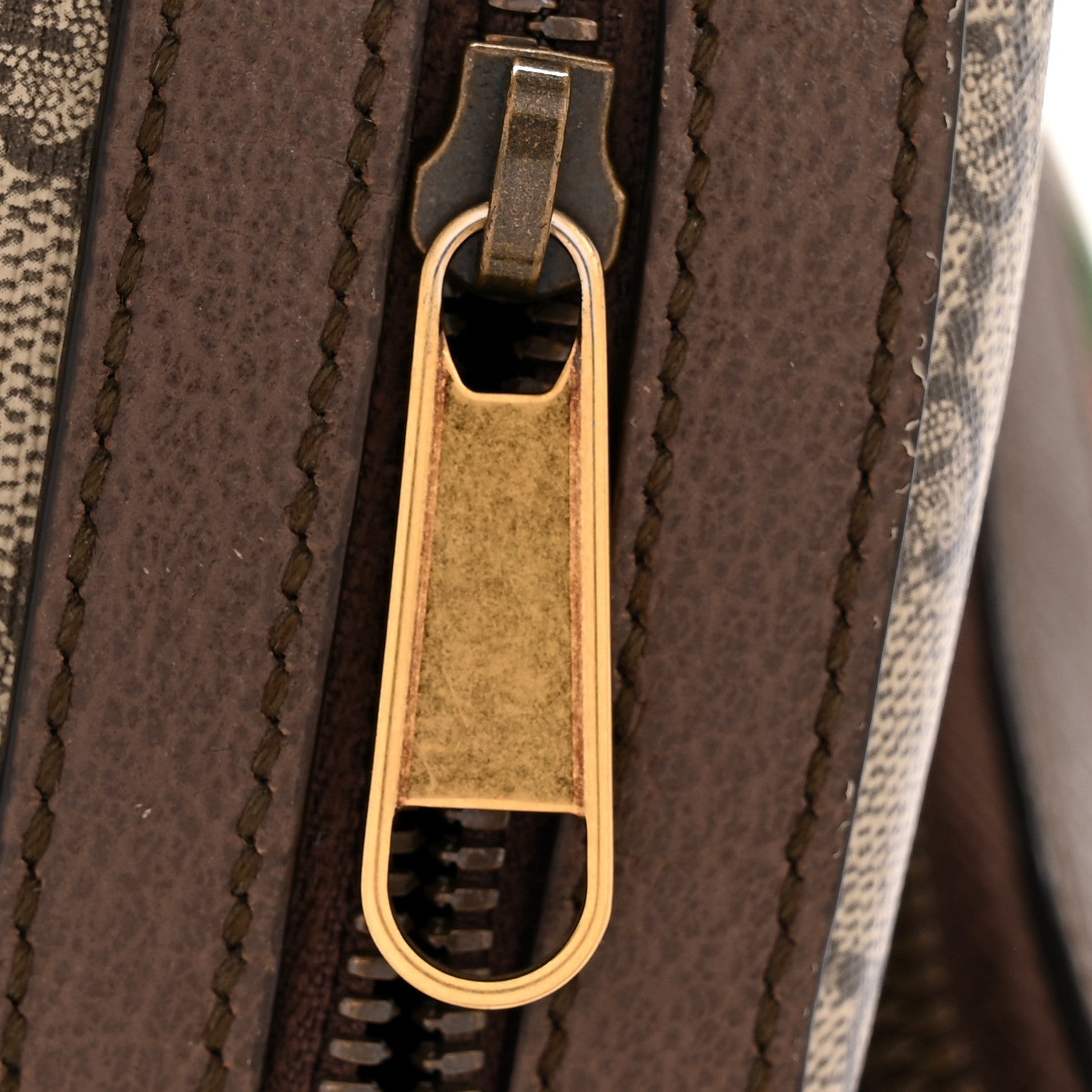 GG Supreme Monogram Calfskin Web Small Ophidia Day Backpack Beige Ebony New Acero