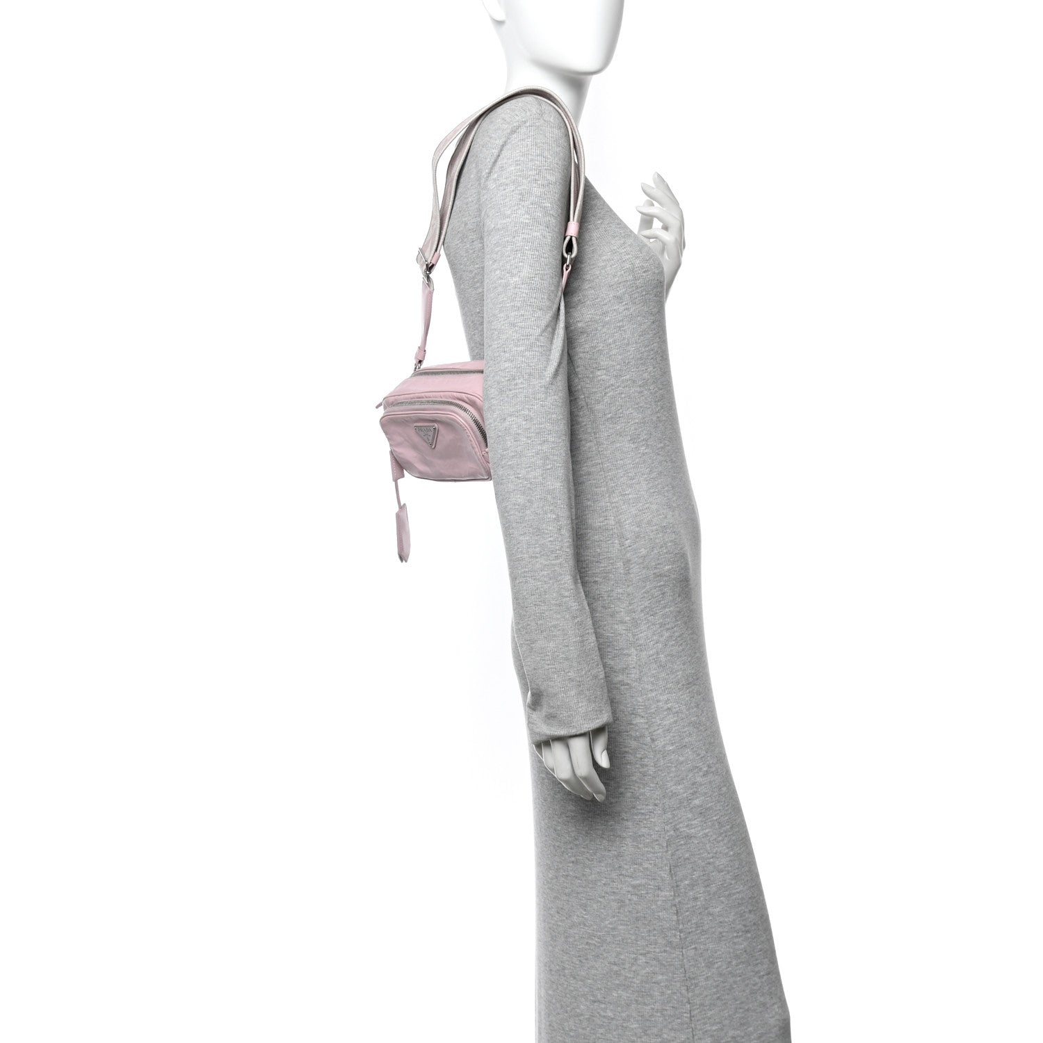 Nappa Antique Multi-Pocket Shoulder Bag Alabastro