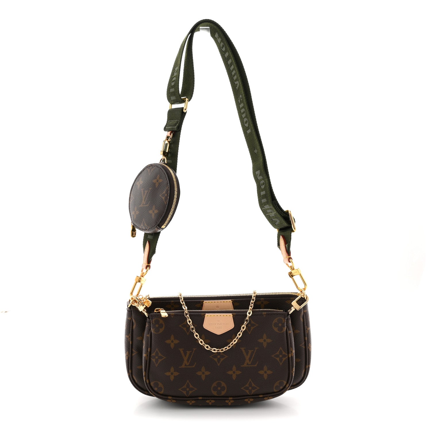 Monogram Multi Pochette Accessories Kaki