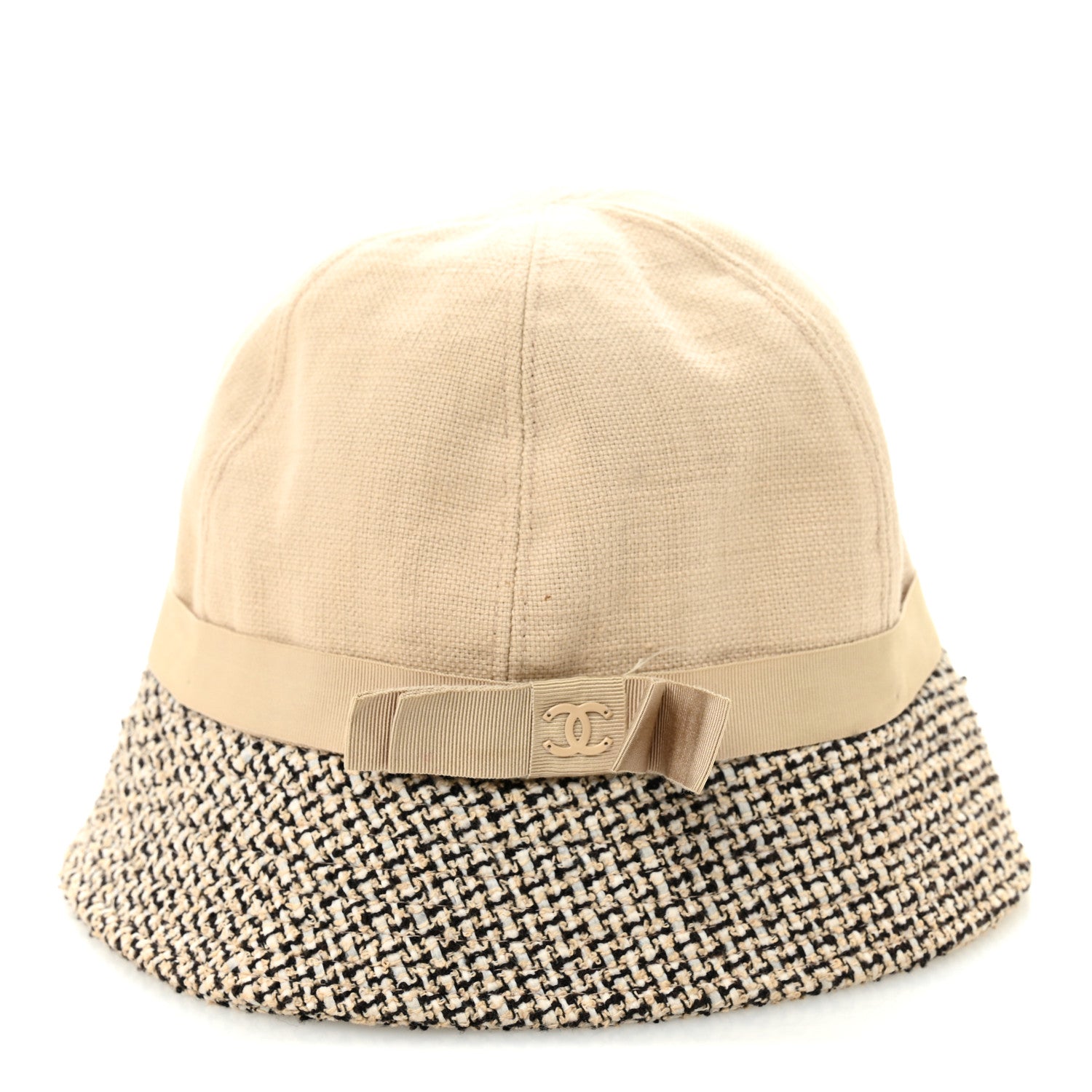 Tweed Bucket Hat 57 Beige