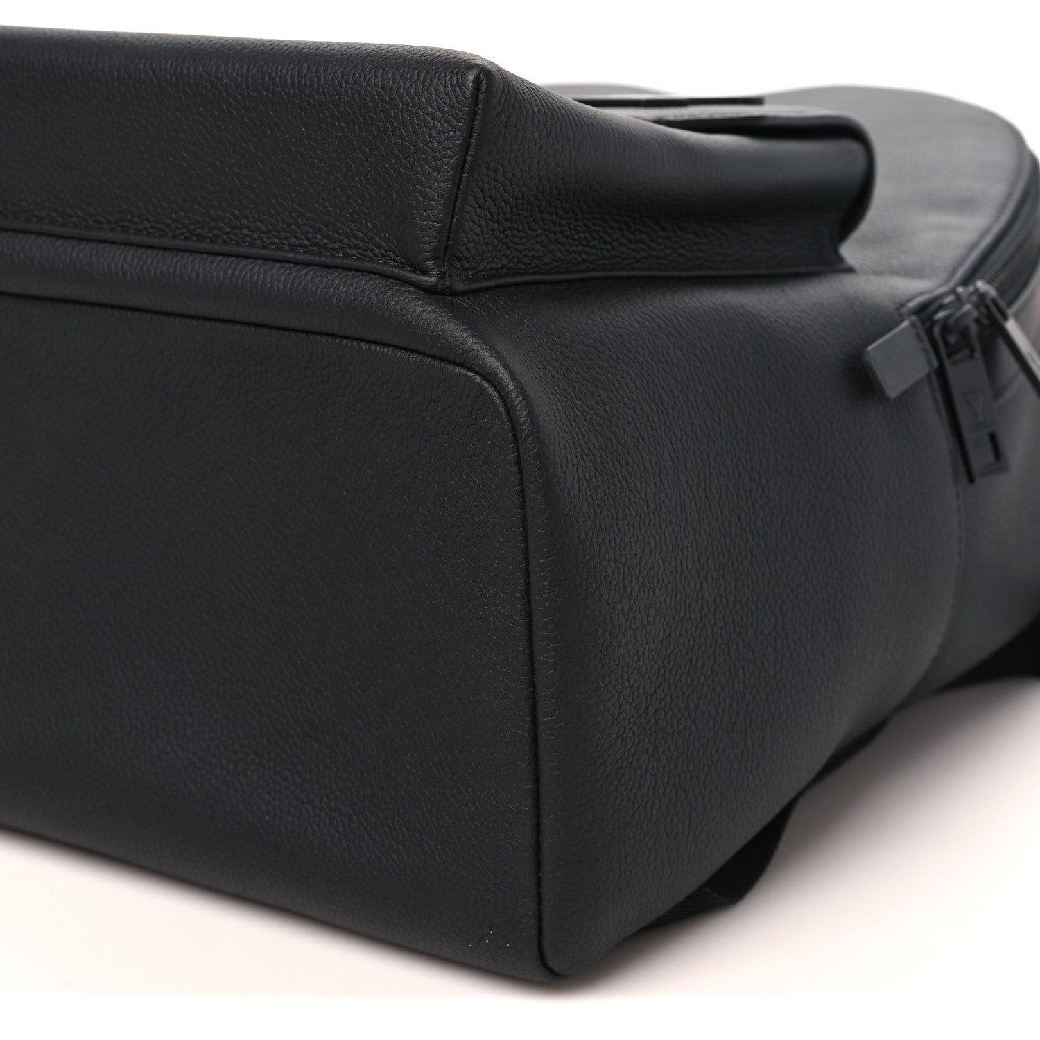 Grained Calfskin Aerogram Takeoff Backpack Black