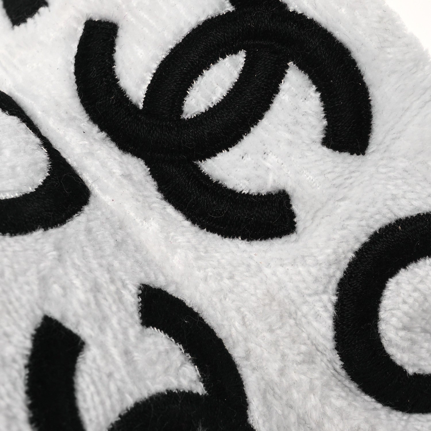 Terry Cotton Logo CC Visor Ecru White