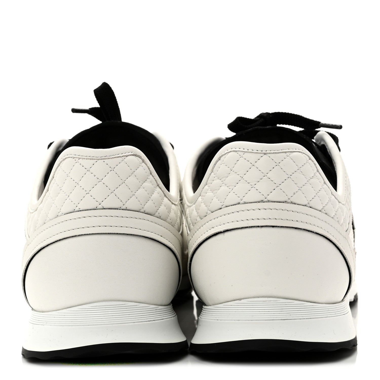 Calfskin Suede CC Mens Sneakers 43 White Beige Black