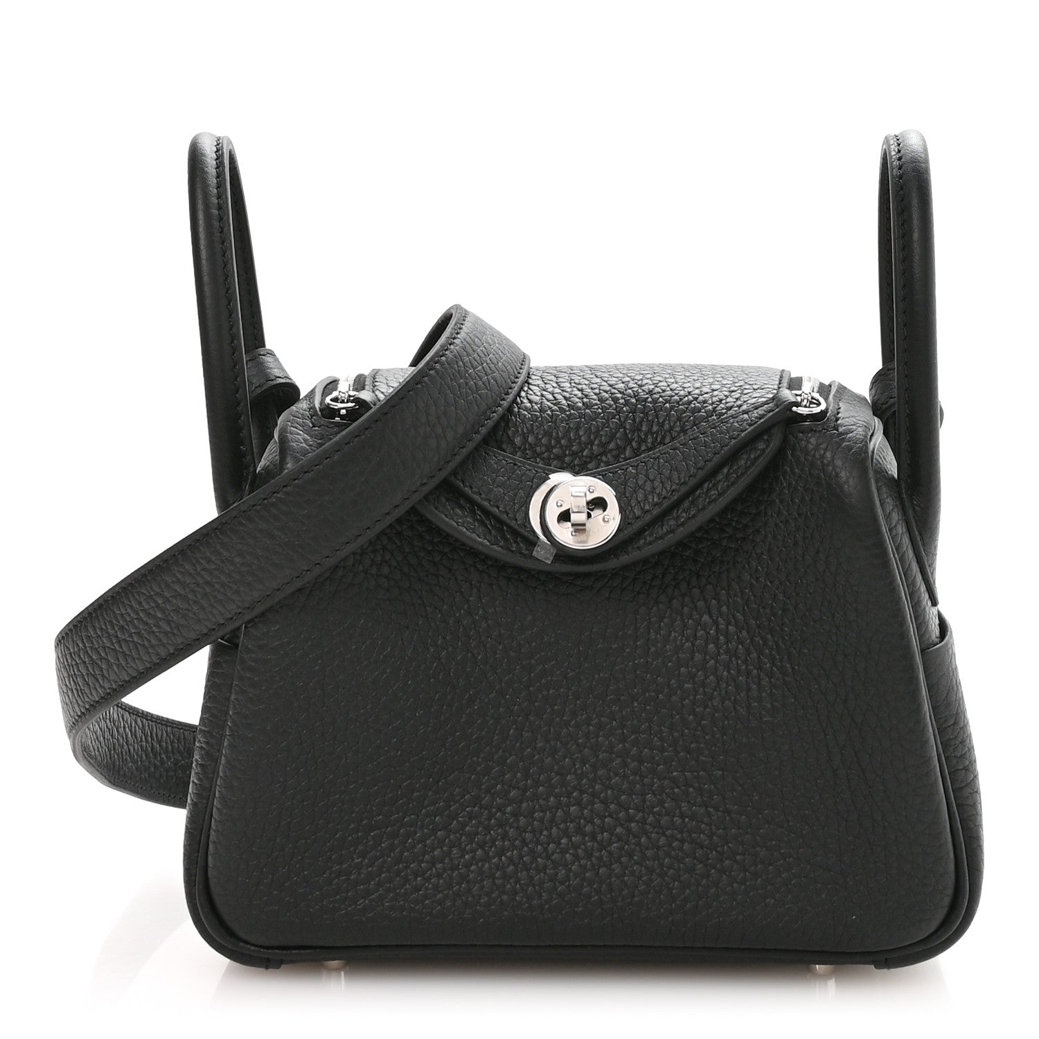 Taurillon Clemence Mini Lindy 20 Black
