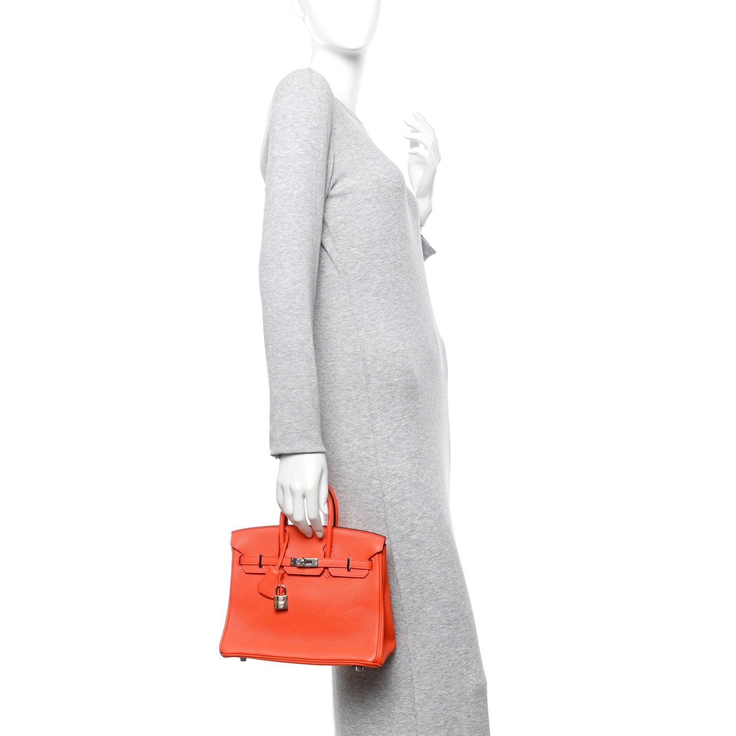 Togo Birkin 25 Orange Poppy