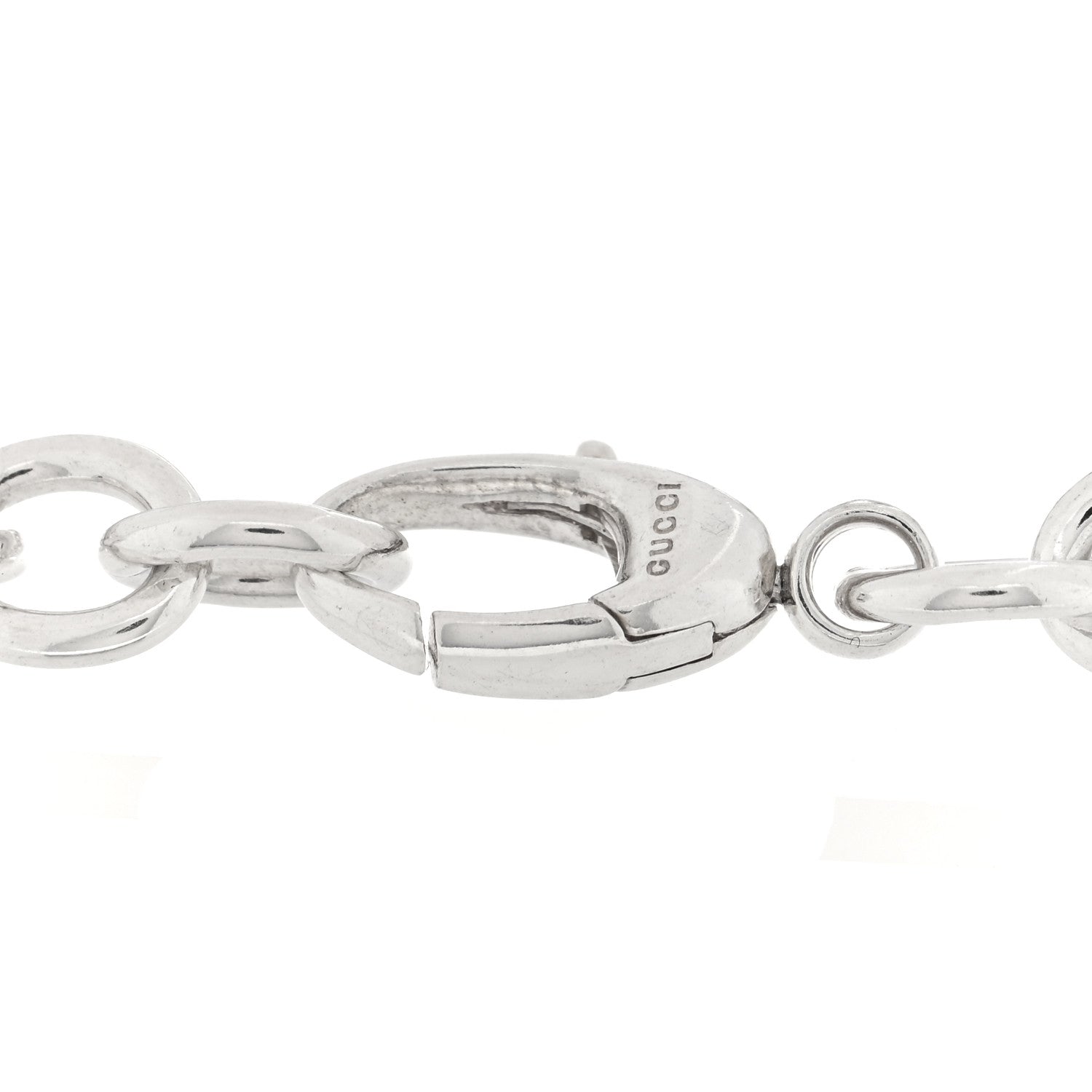 Sterling Silver G Heart Charm Link Bracelet