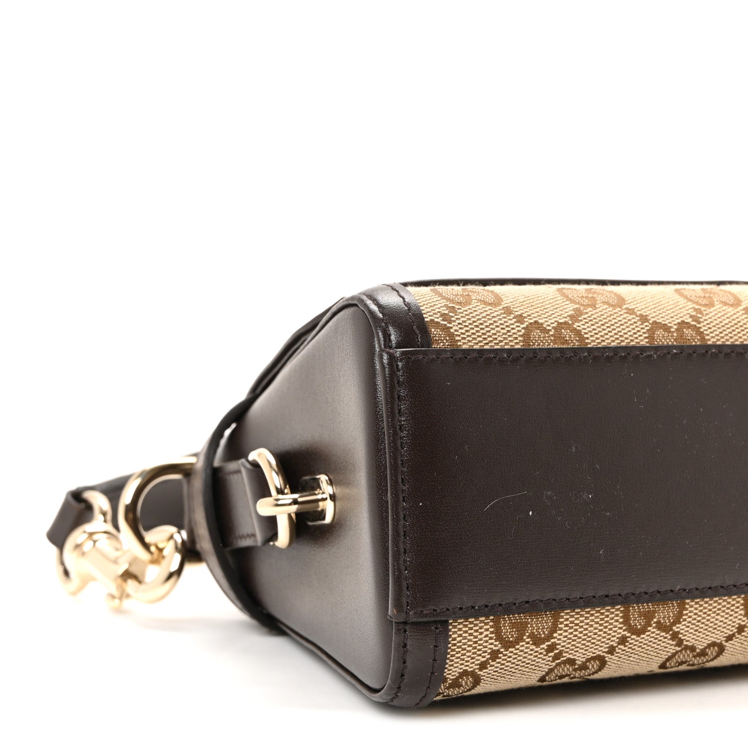 GG Monogram Medium Luce Shoulder Bag Beige Ebony