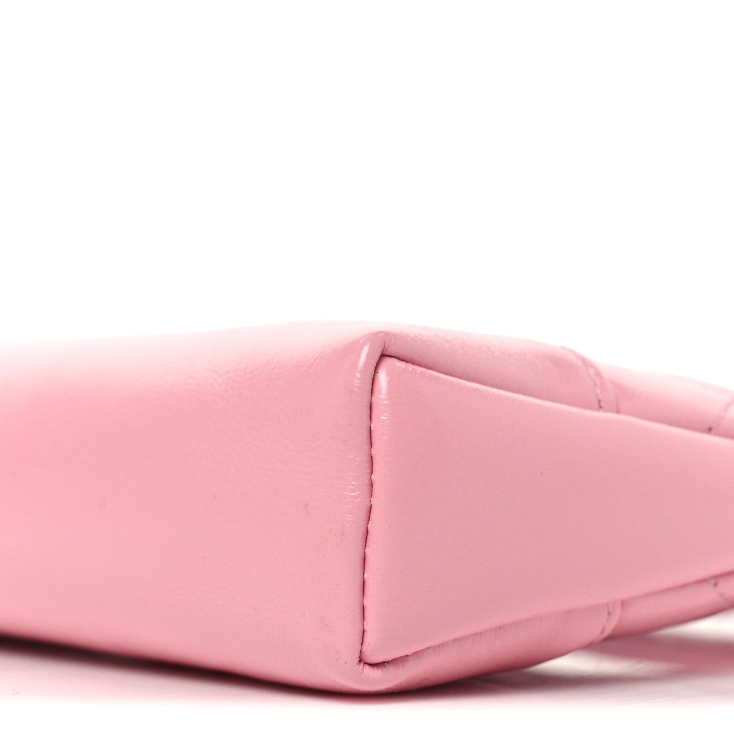 Shiny Lambskin Quilted Nano 31 Shopping Bag Pink