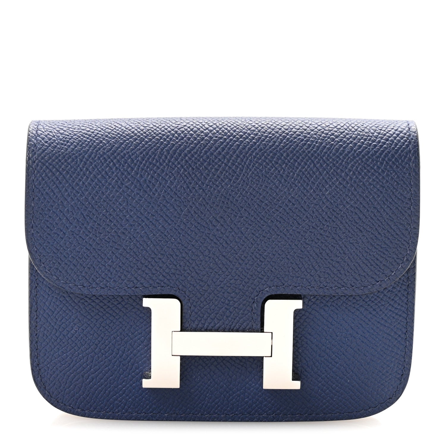 Epsom Constance Slim Wallet Bleu Saphir