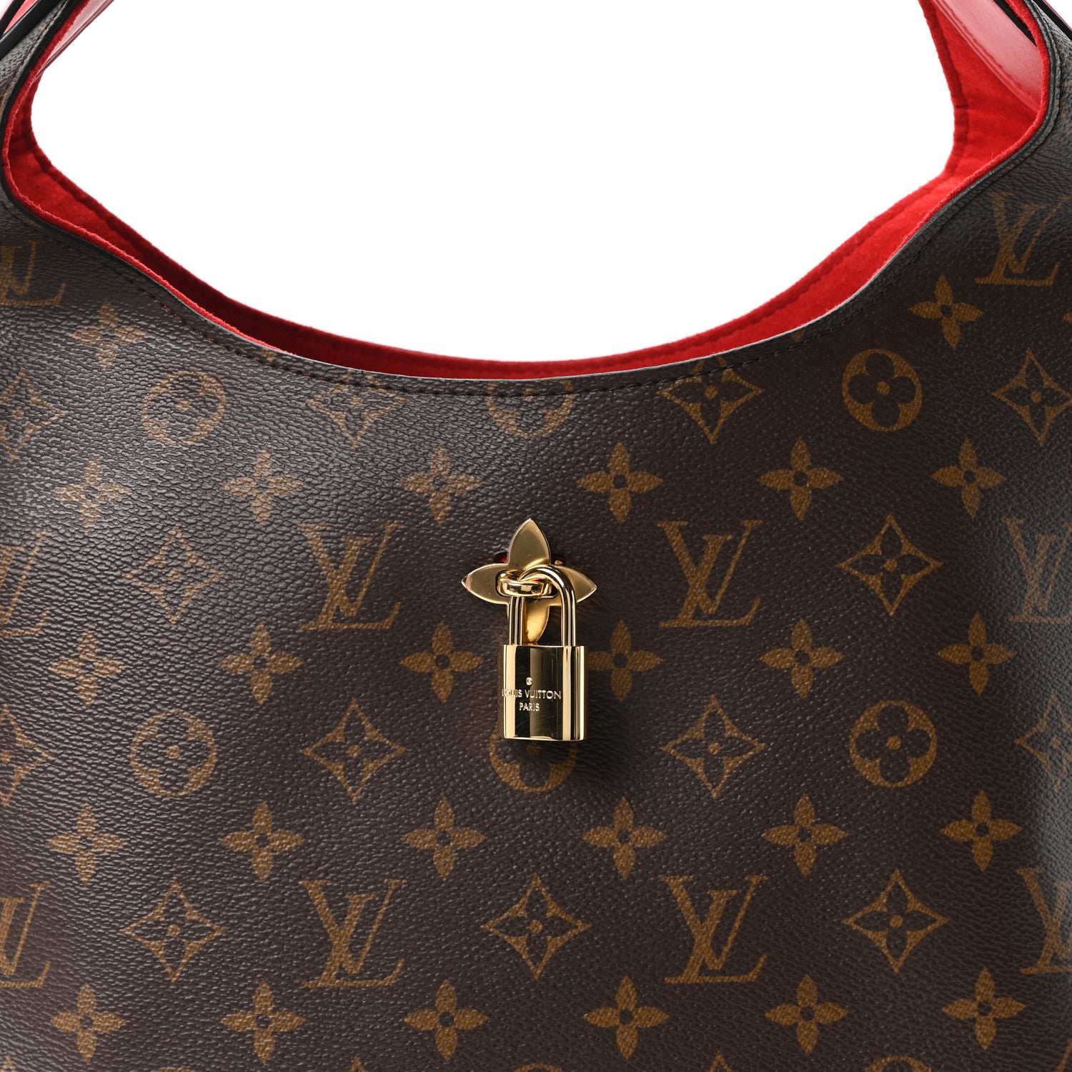 Monogram Flower Hobo Coquelicot