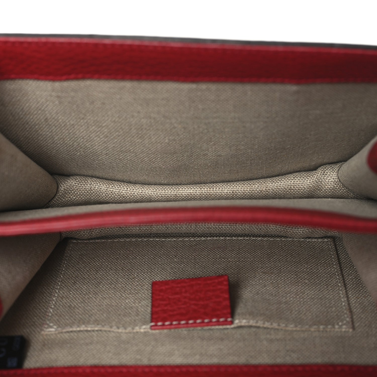 Dollar Calfskin Small Interlocking G Shoulder Bag Red