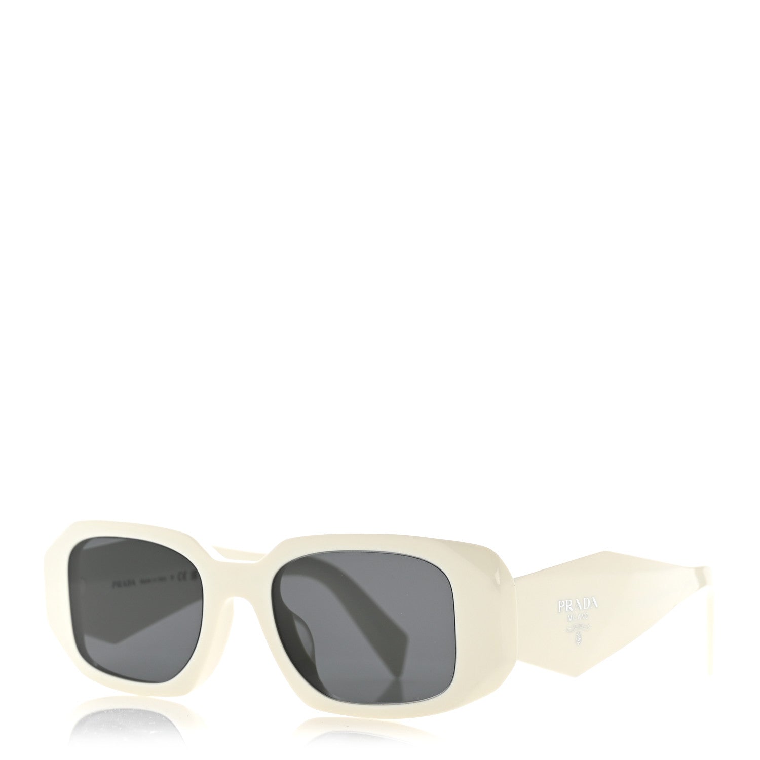 Acetate Symbole Sunglasses SPR 17W White