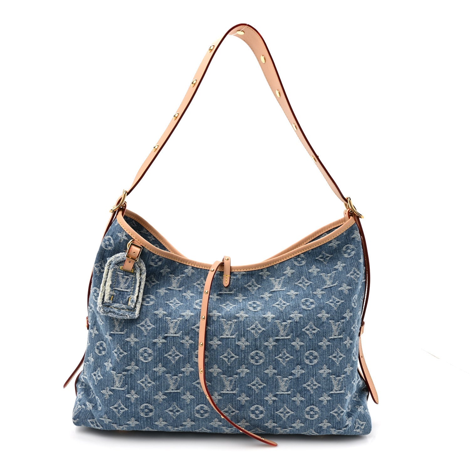 Monogram Denim CarryAll MM Blue