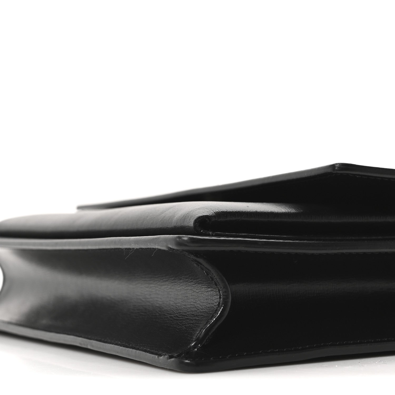 Smooth Calfskin Medium Monogram Sunset Satchel Black