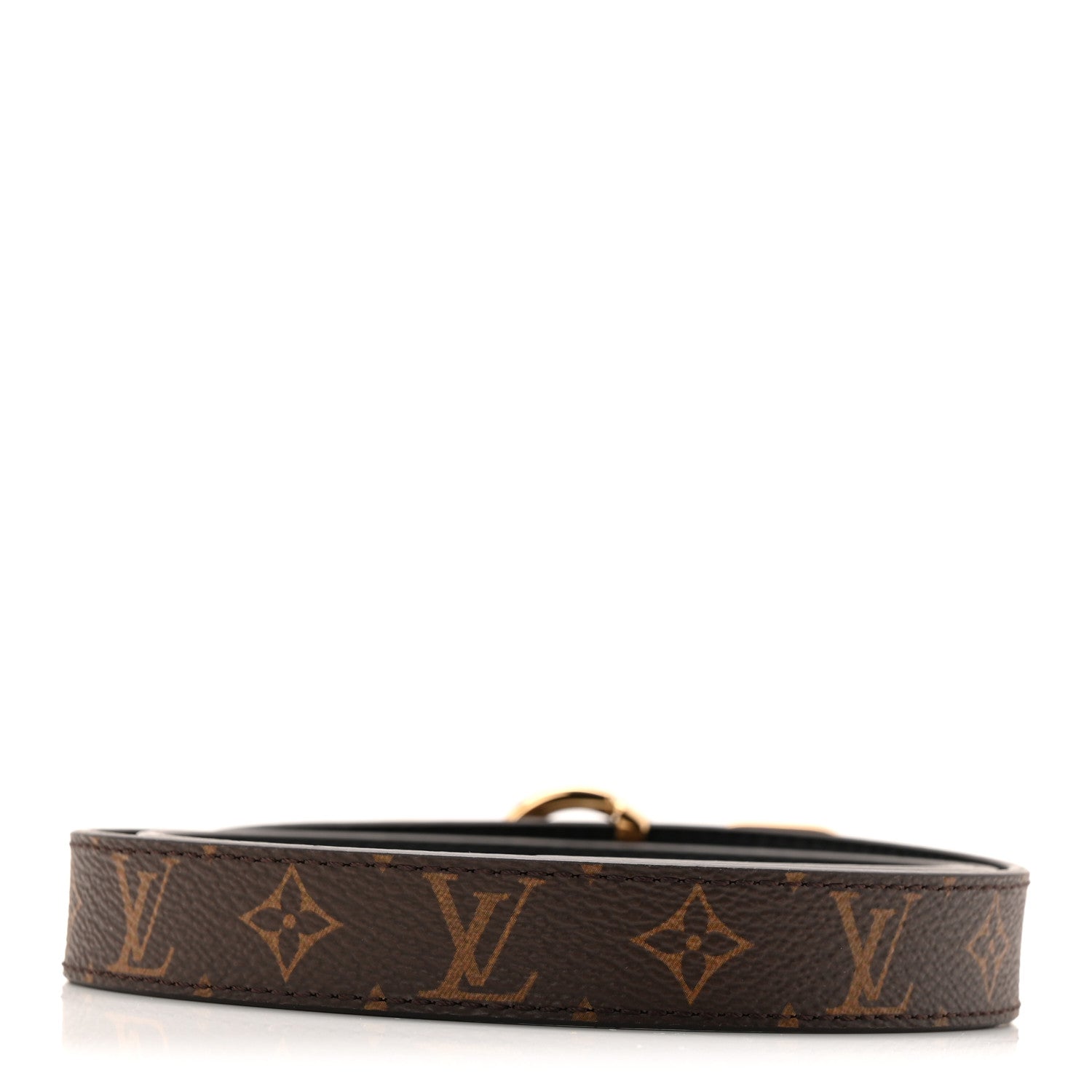 Monogram 20MM LV Circle Prime Reversible Belt 80 32 Black