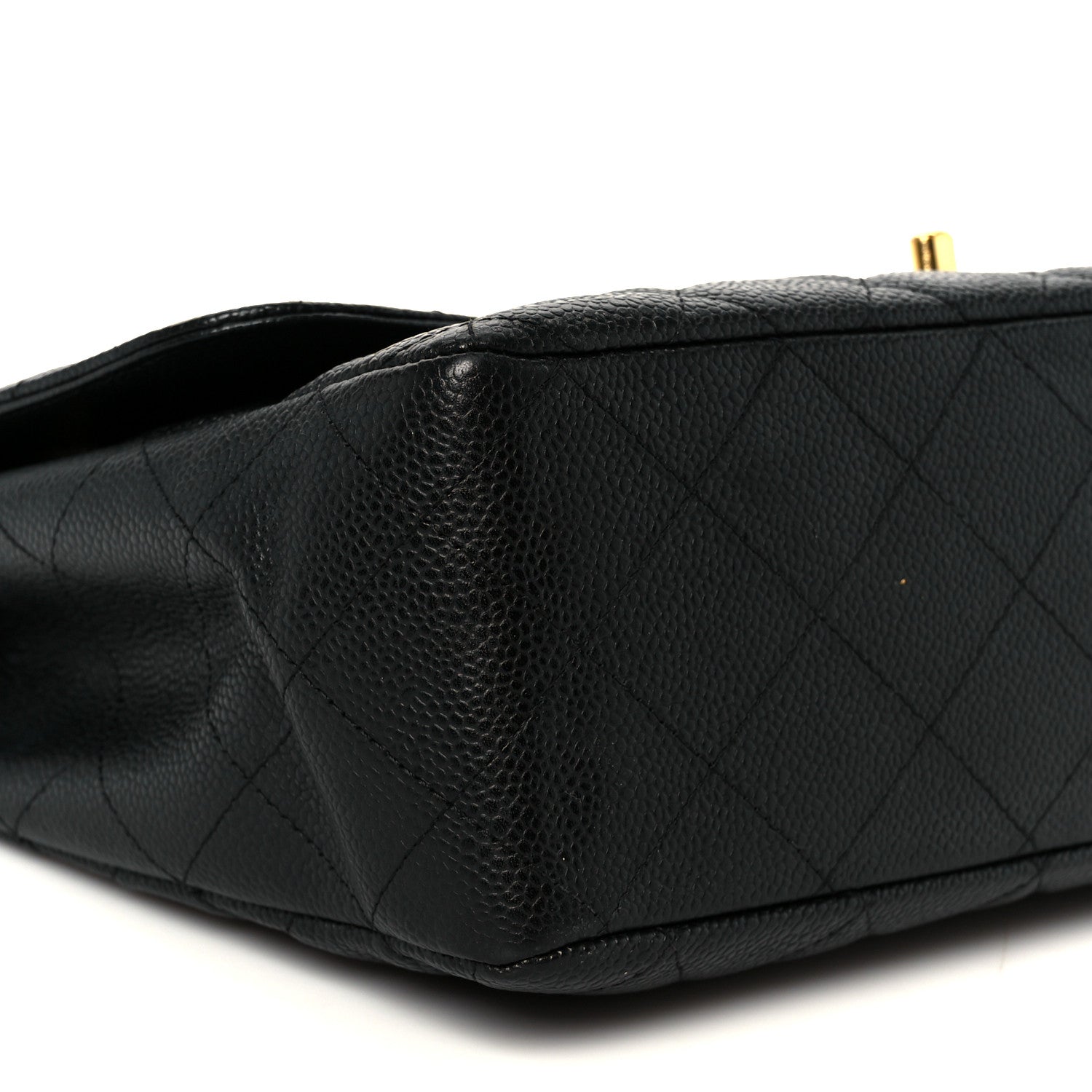 Caviar Quilted Jumbo Single Flap Black
