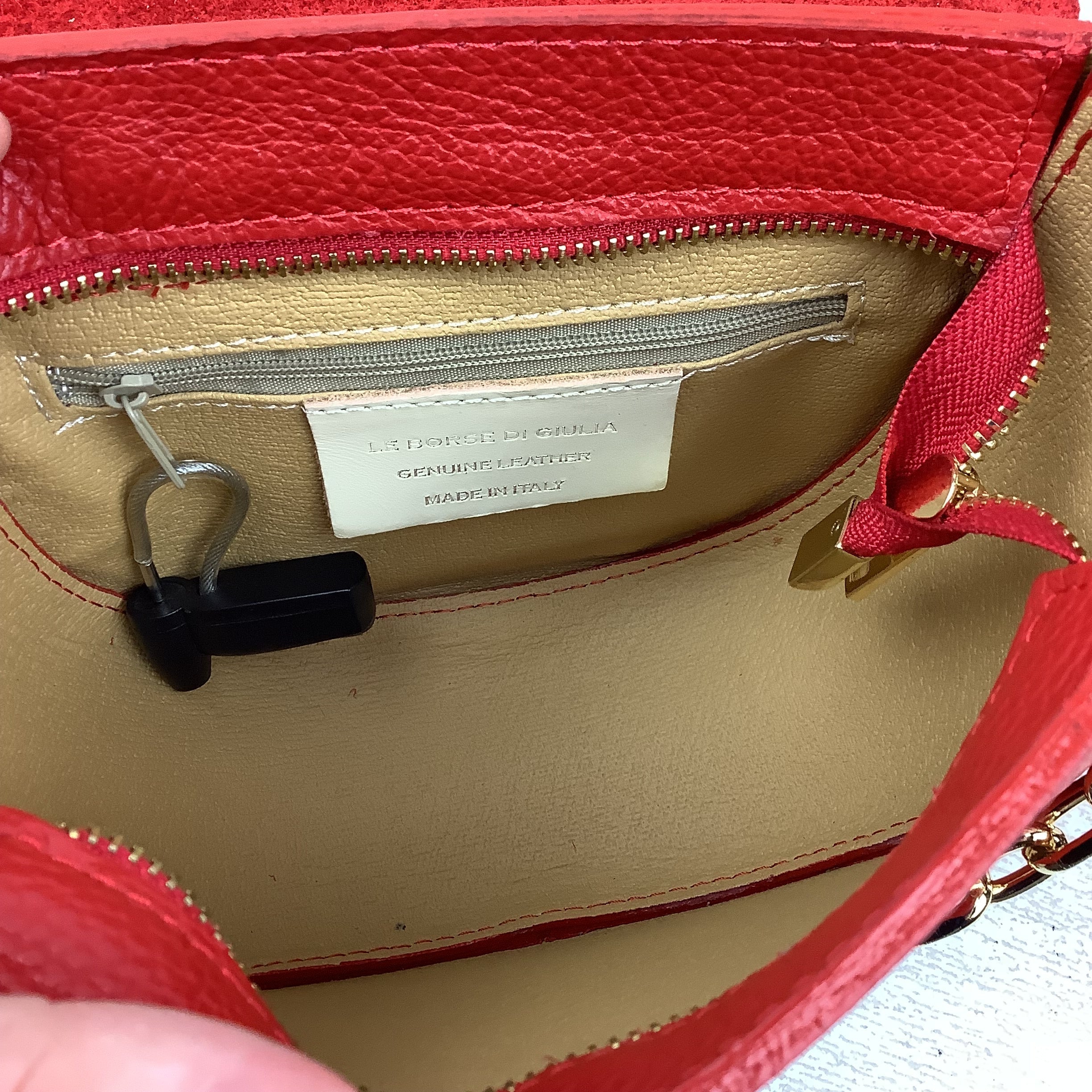 Crossbody Leather By Cmc, Size: Small