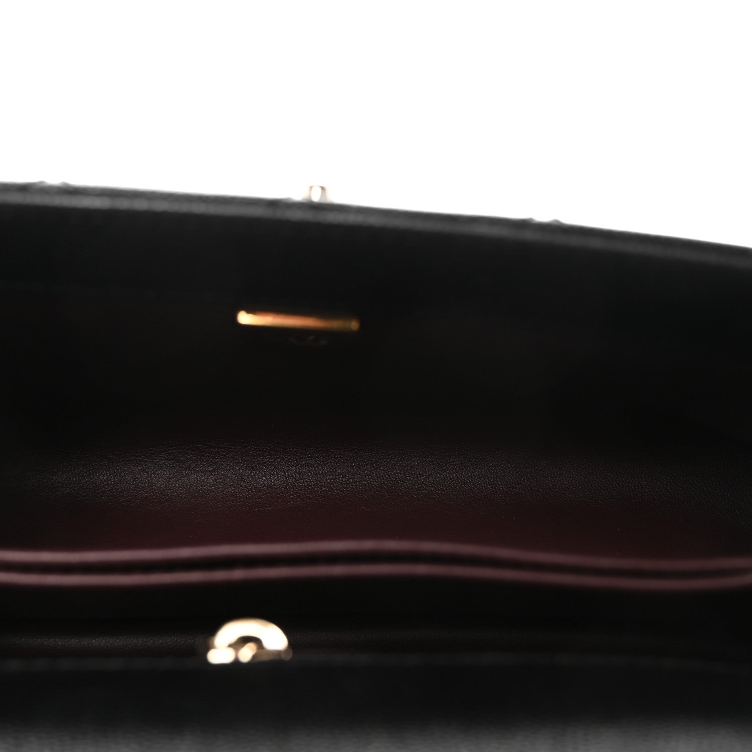 Caviar Lizard Embossed Quilted Mini Coco Handle Flap Black