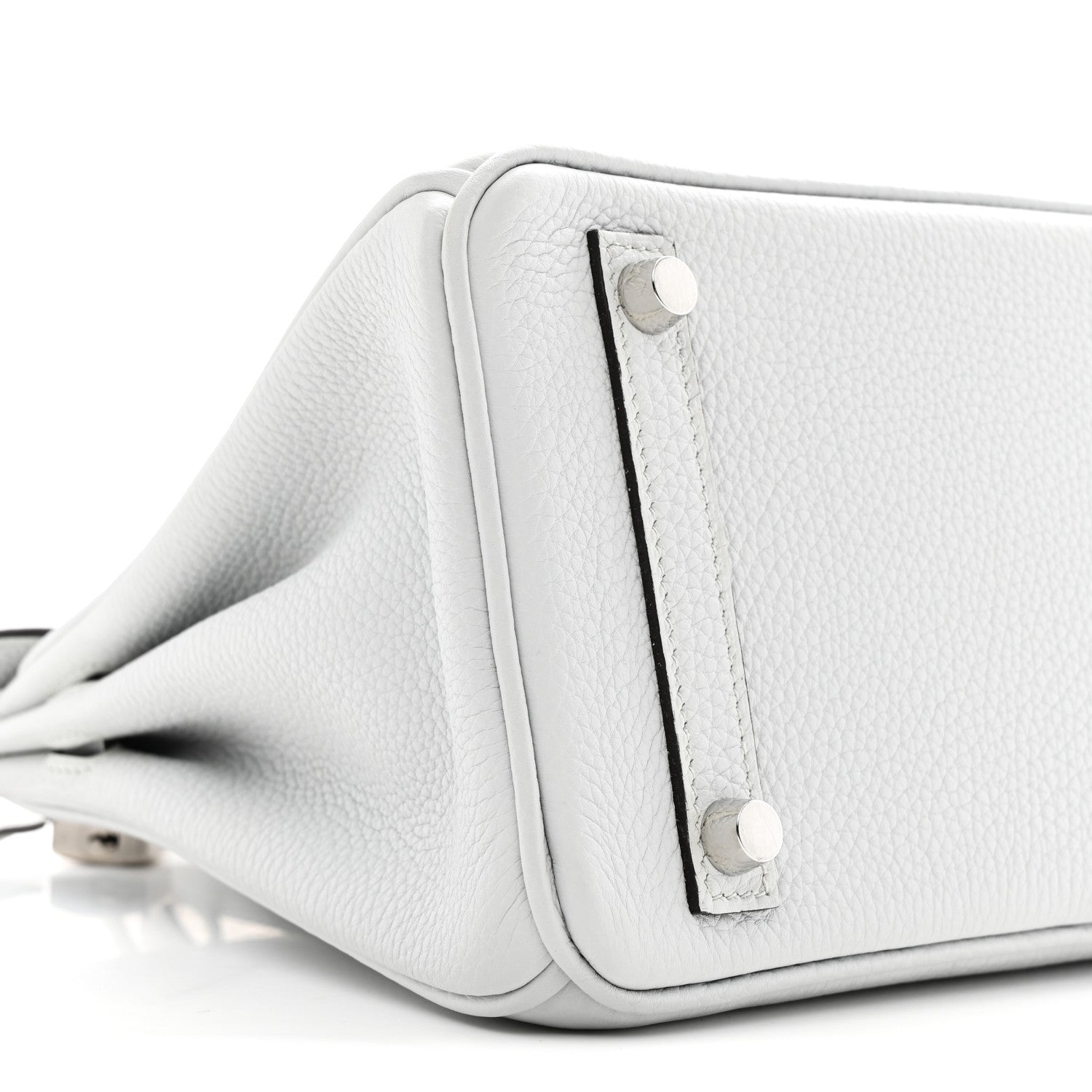 Togo Birkin 25 Gris Platine