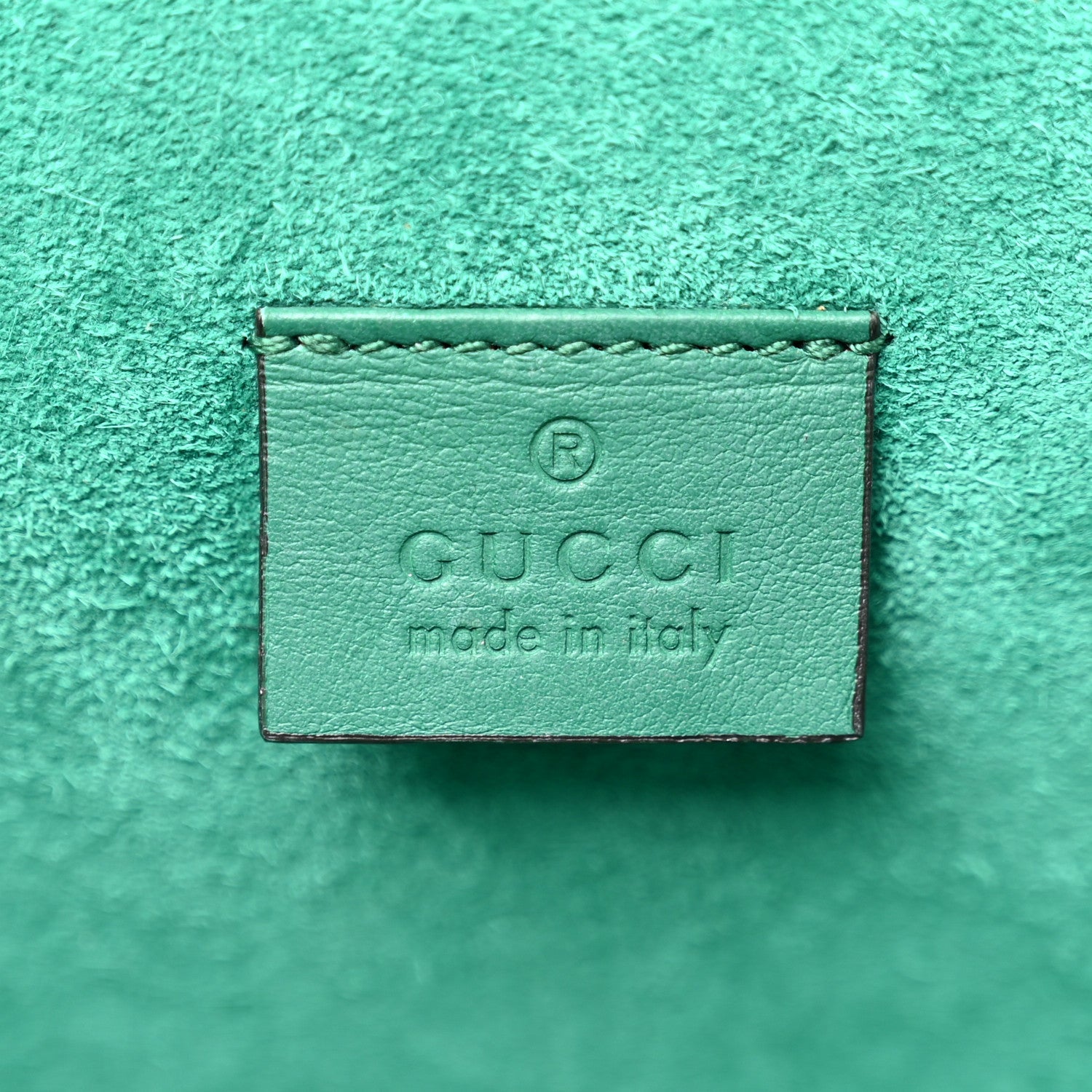 GG Supreme Monogram Willow Hill Embroidered Small Dionysus Shoulder Bag Emerald