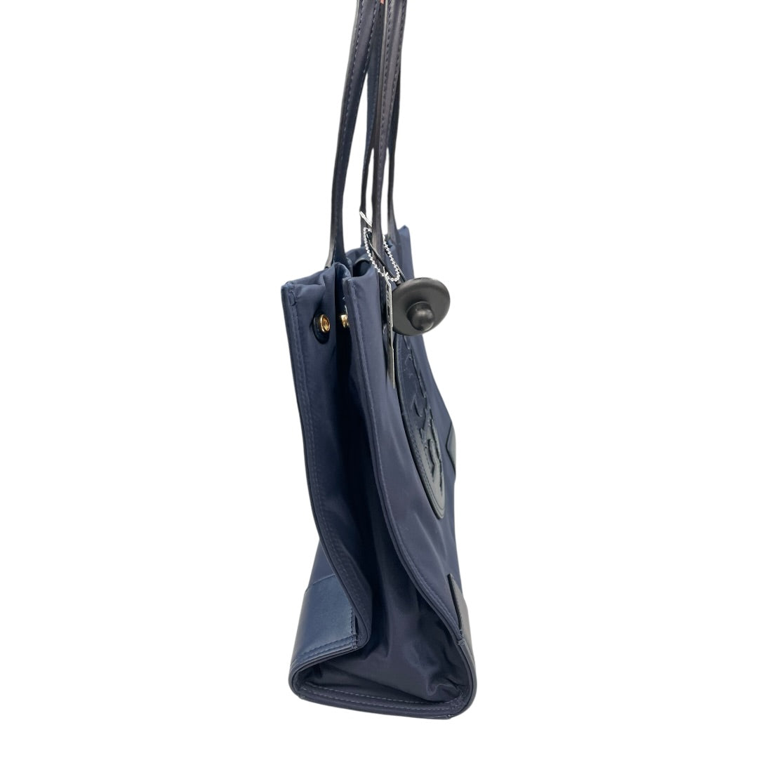 Handbag Designer By Tory Burch In Navy, Size:Medium