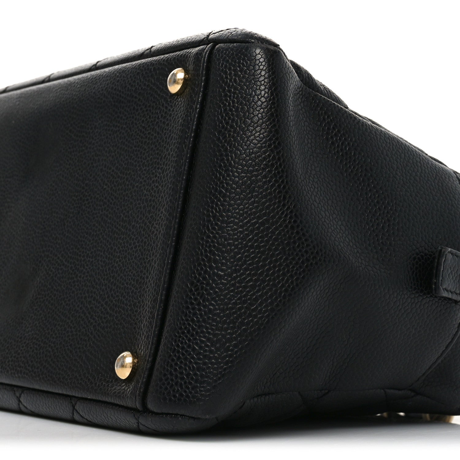 Caviar Quilted Petit Timeless Tote PTT Black