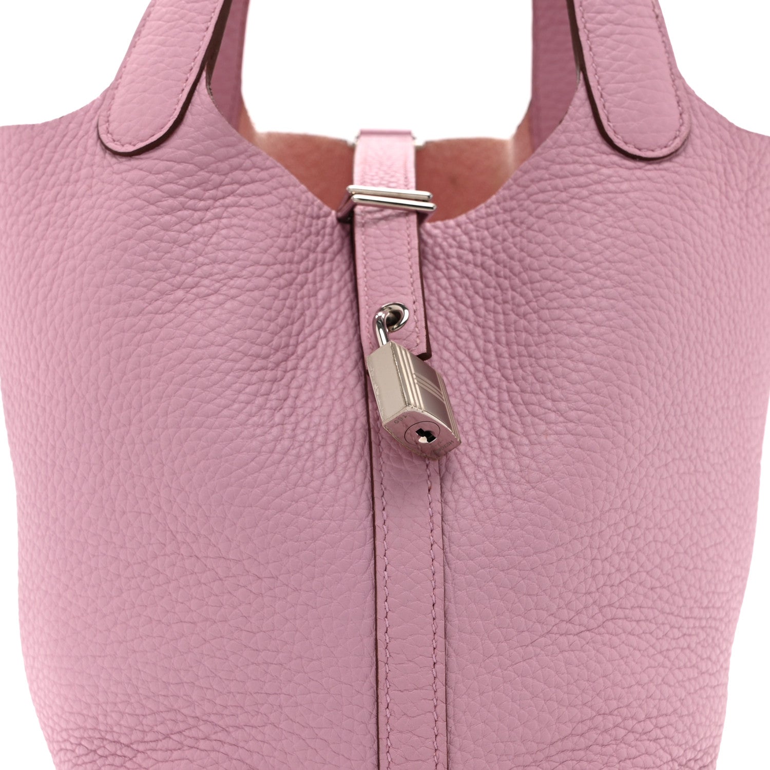 Taurillon Clemence Picotin Lock 18 PM Mauve Sylvestre