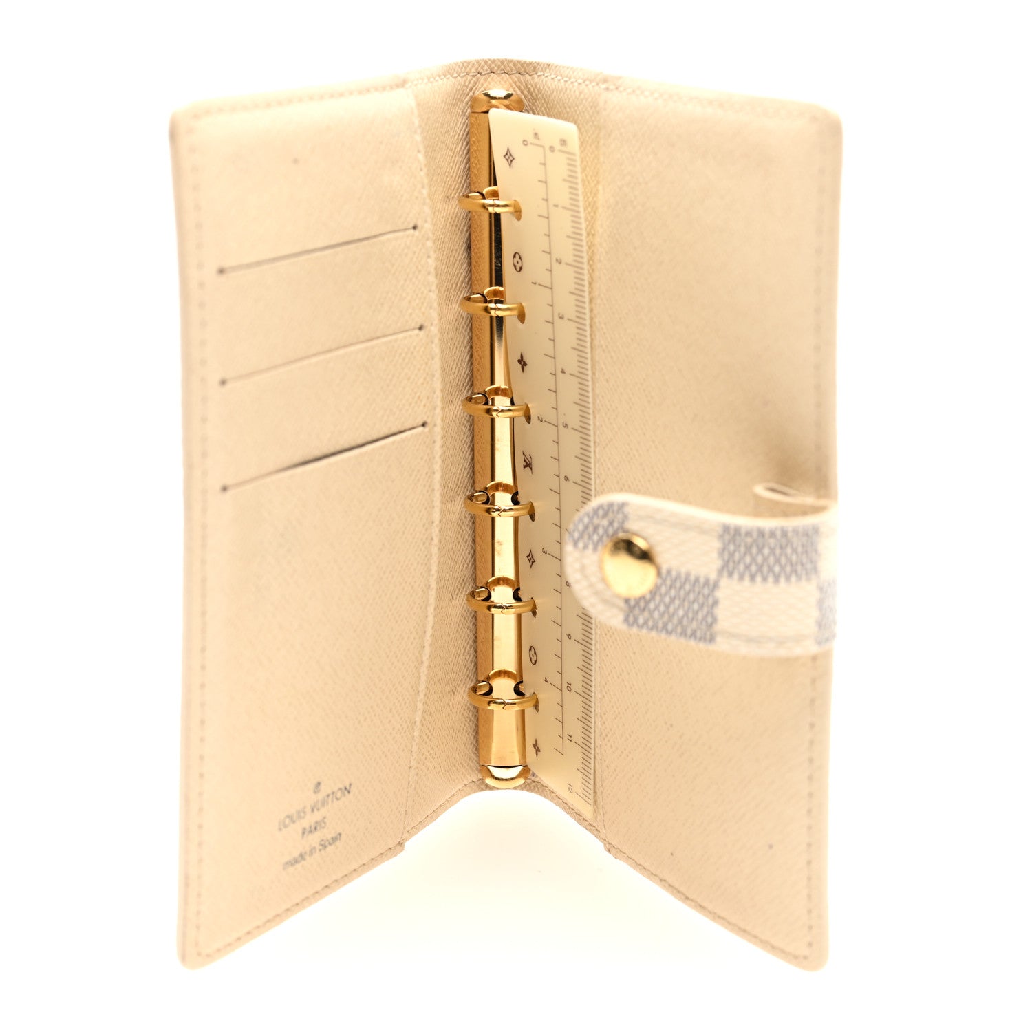 Damier Azur Small Ring Agenda Cover