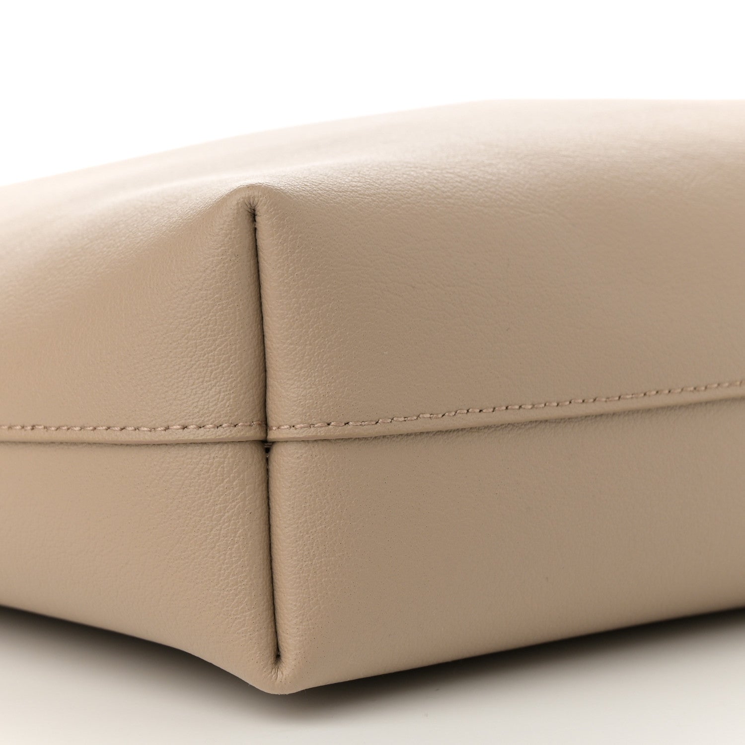 Calfskin Toy Shopping Tote Nude Powder