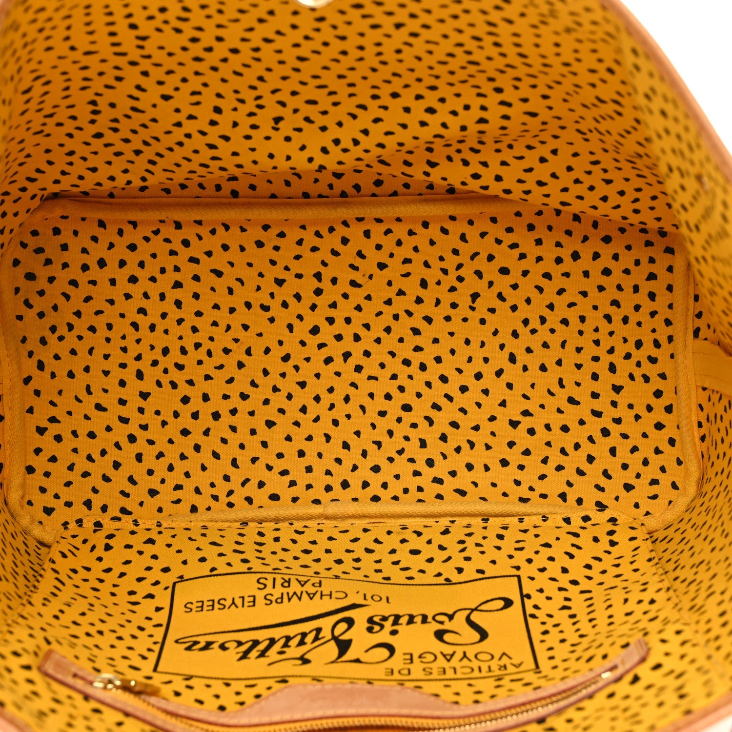 Monogram Kusama Waves Neverfull MM Yellow