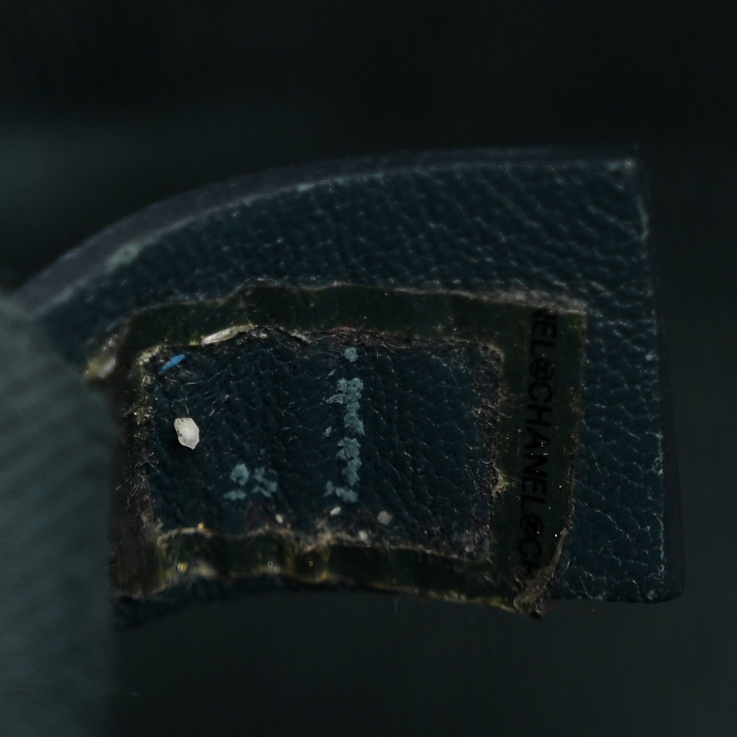 Calfskin Quilted East West Flap Dark Blue
