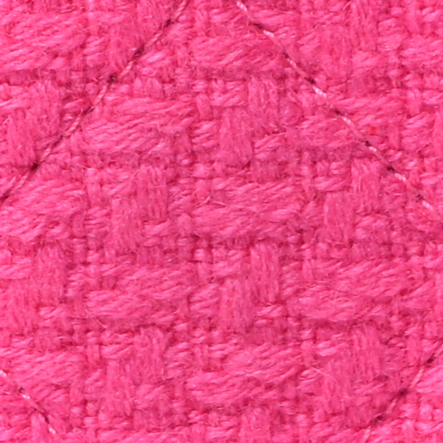 Tweed Quilted Small Vanity Case Fuchsia