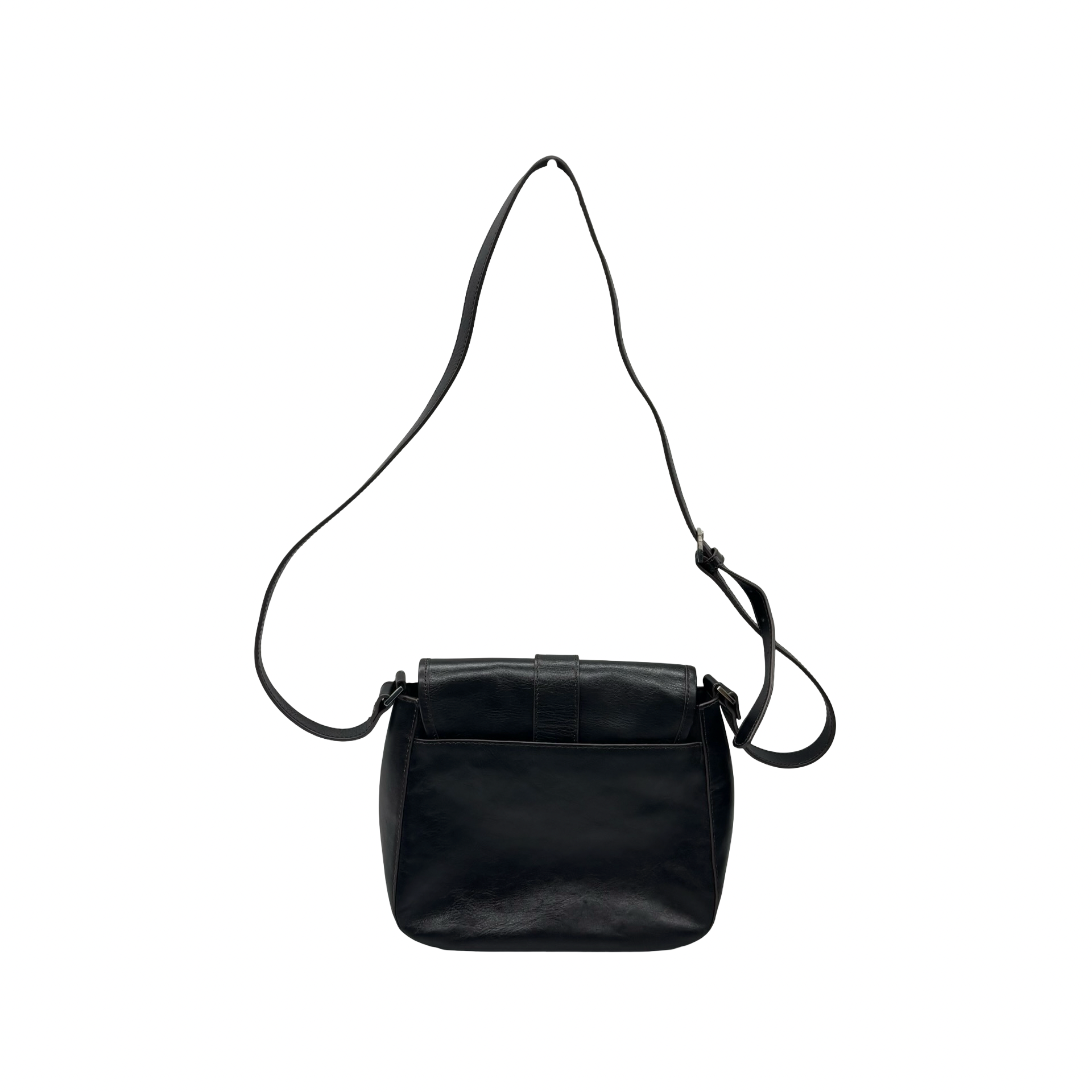 Crossbody Leather By Etienne Aigner In Black, Size:Small