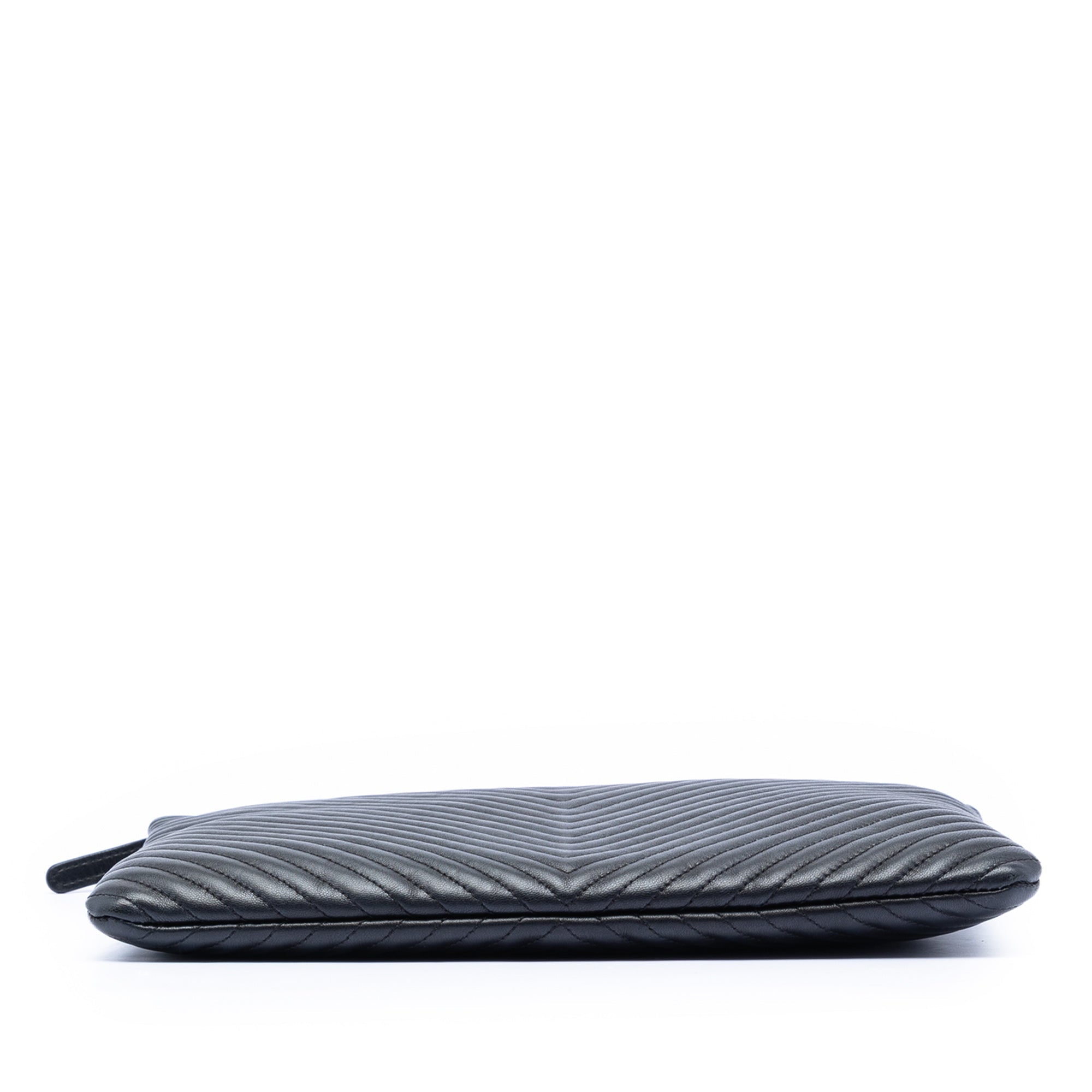 Boy O Case Clutch Chevron Lambskin Large