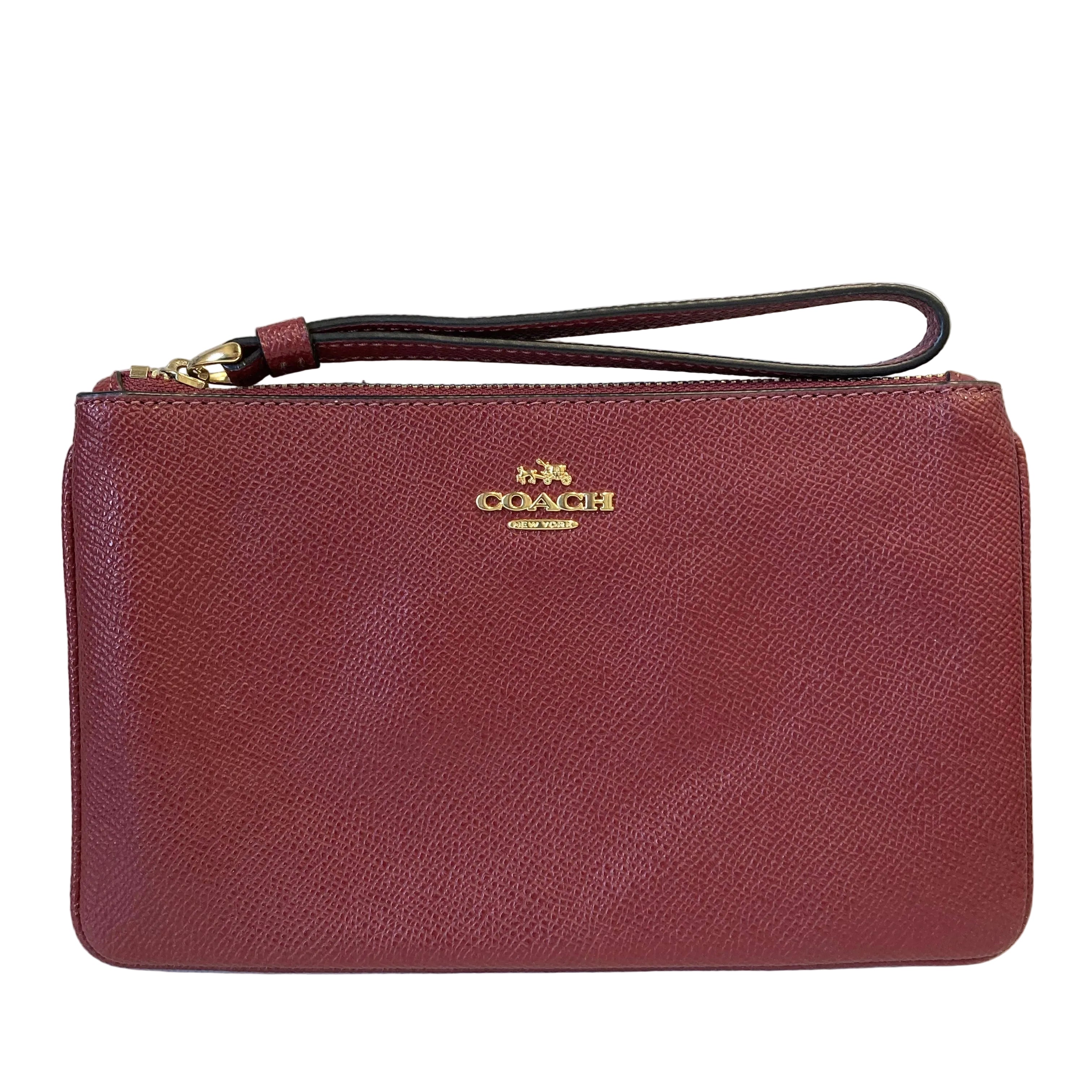 Wristlet Designer By Coach In Red, Size:Small