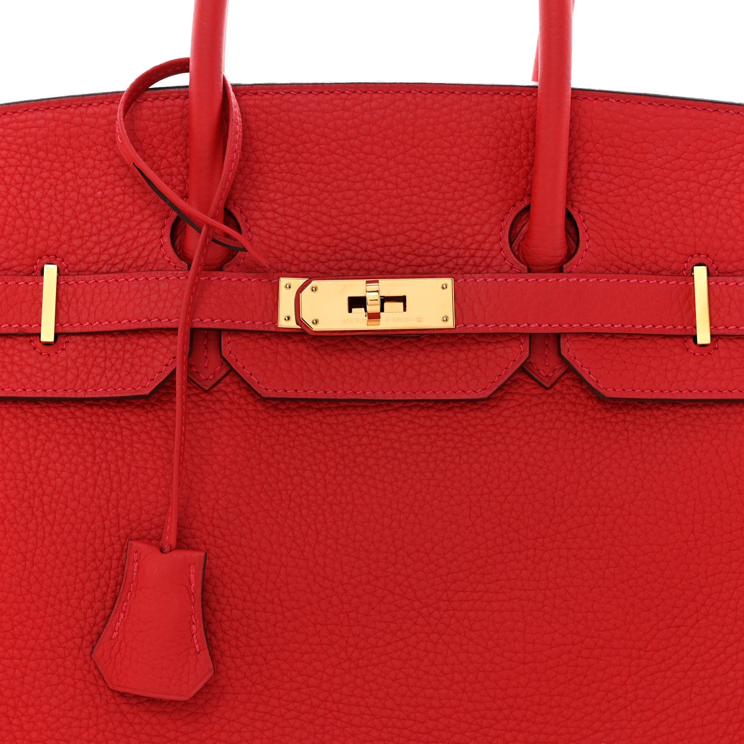 Taurillon Clemence BIRKIN 35 Rouge Casaque