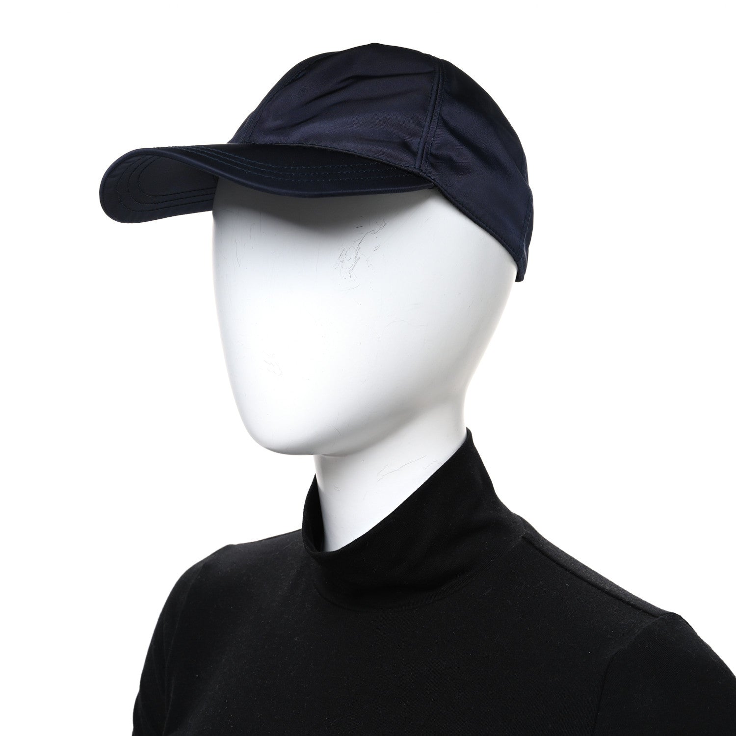 Re-Nylon Mens Baseball Cap M Bleu