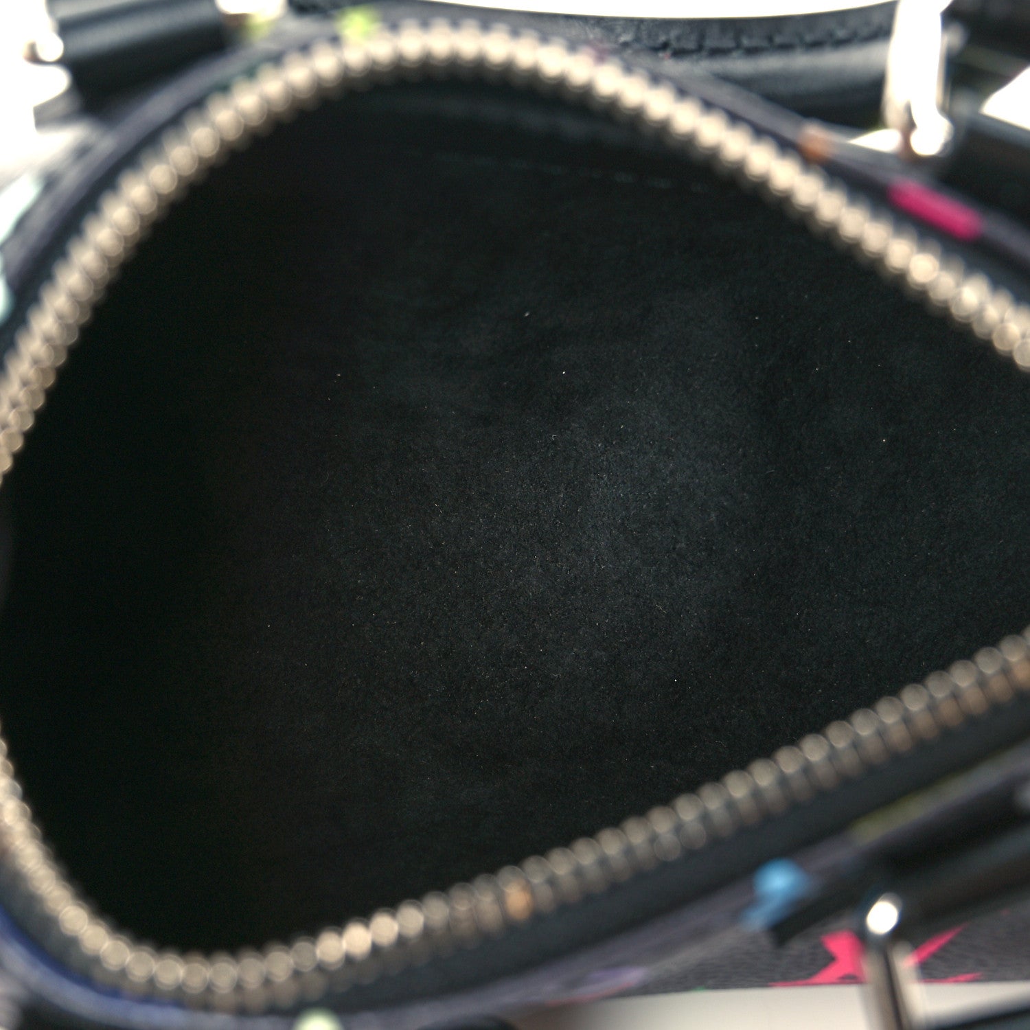 LV X TM Monogram Multicolor Nano Speedy Black