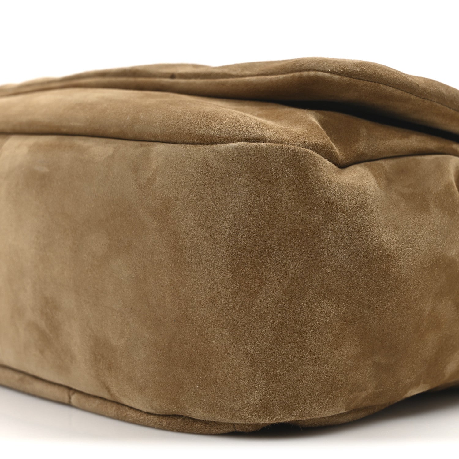 Suede Matelasse Monogram Medium Jamie 4.3 Golden Leaf