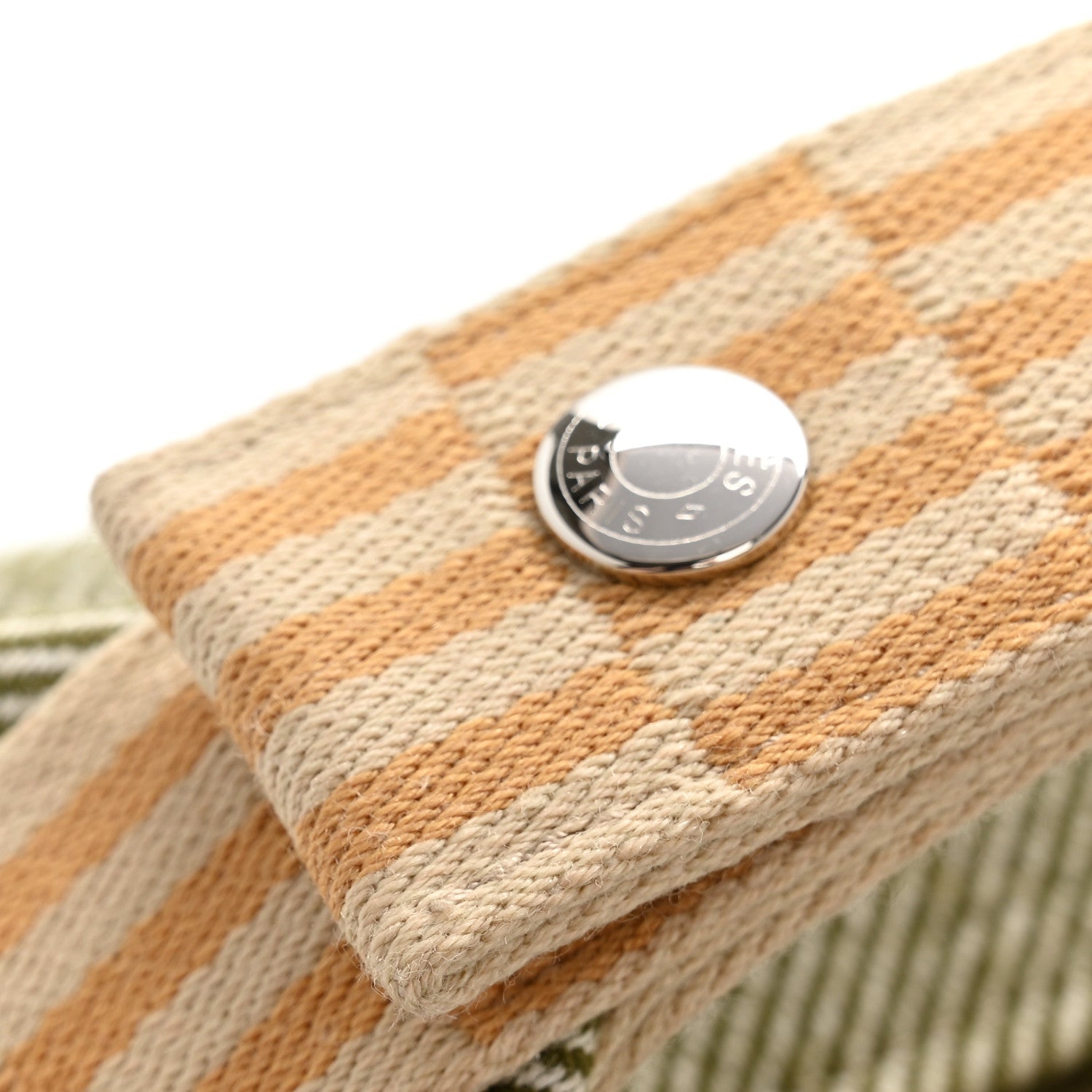 Wool Small Bride-A-Brac H Natte Pouch Vert Foret