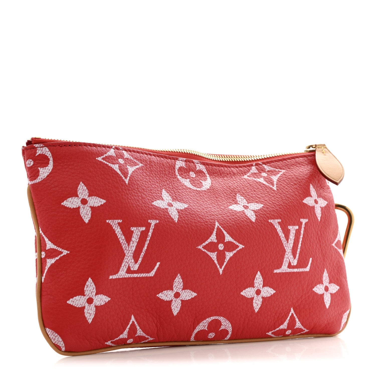 Calfskin Monogram Speedy P9 Bandouliere 50 Pochette Red
