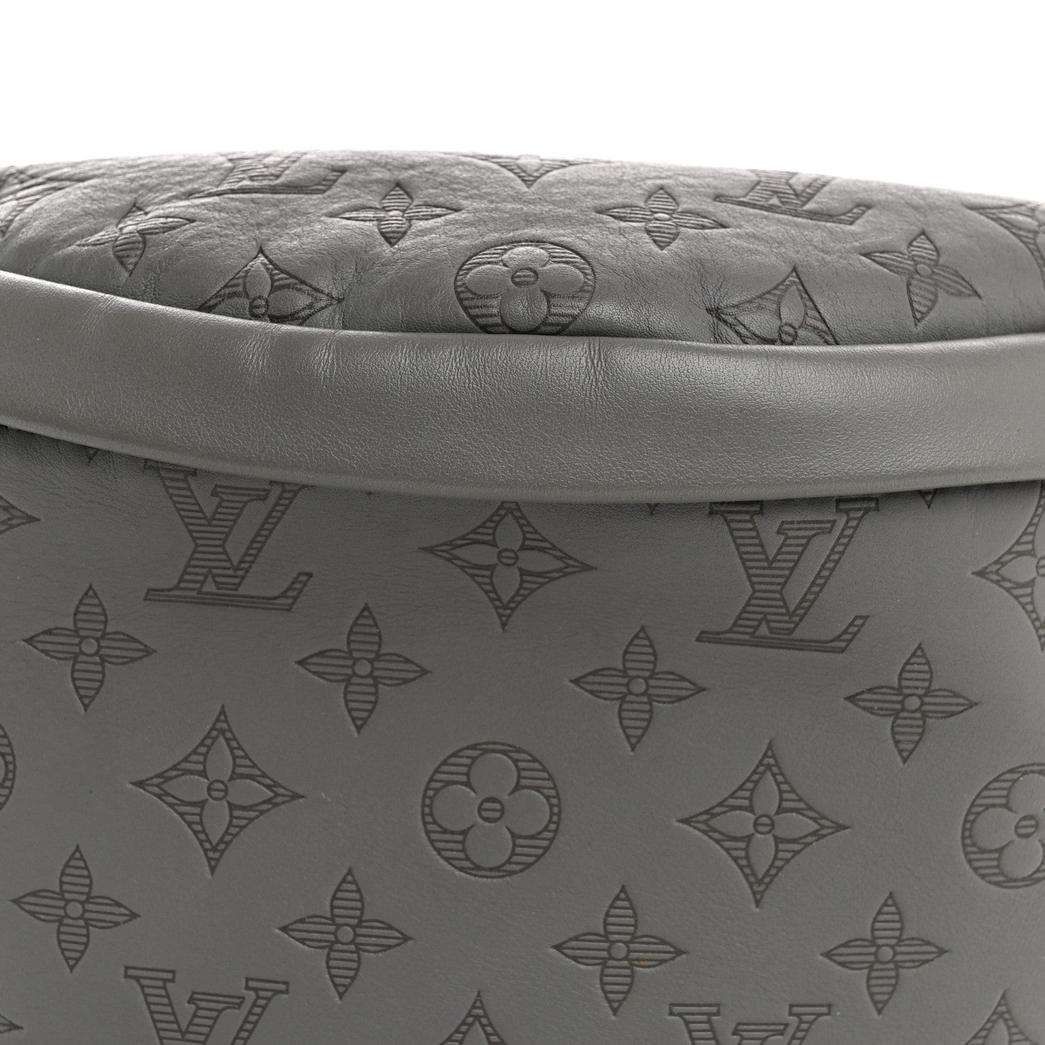 Calfskin Monogram Shadow Discovery Bumbag PM Gray