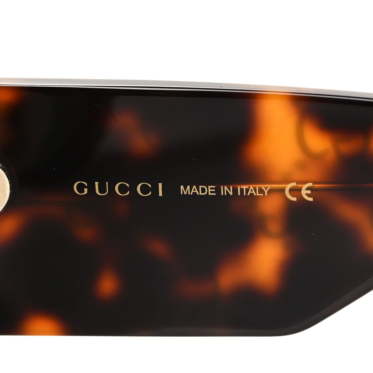 Acetate Monogram Shield Sunglasses GG0983S Havana