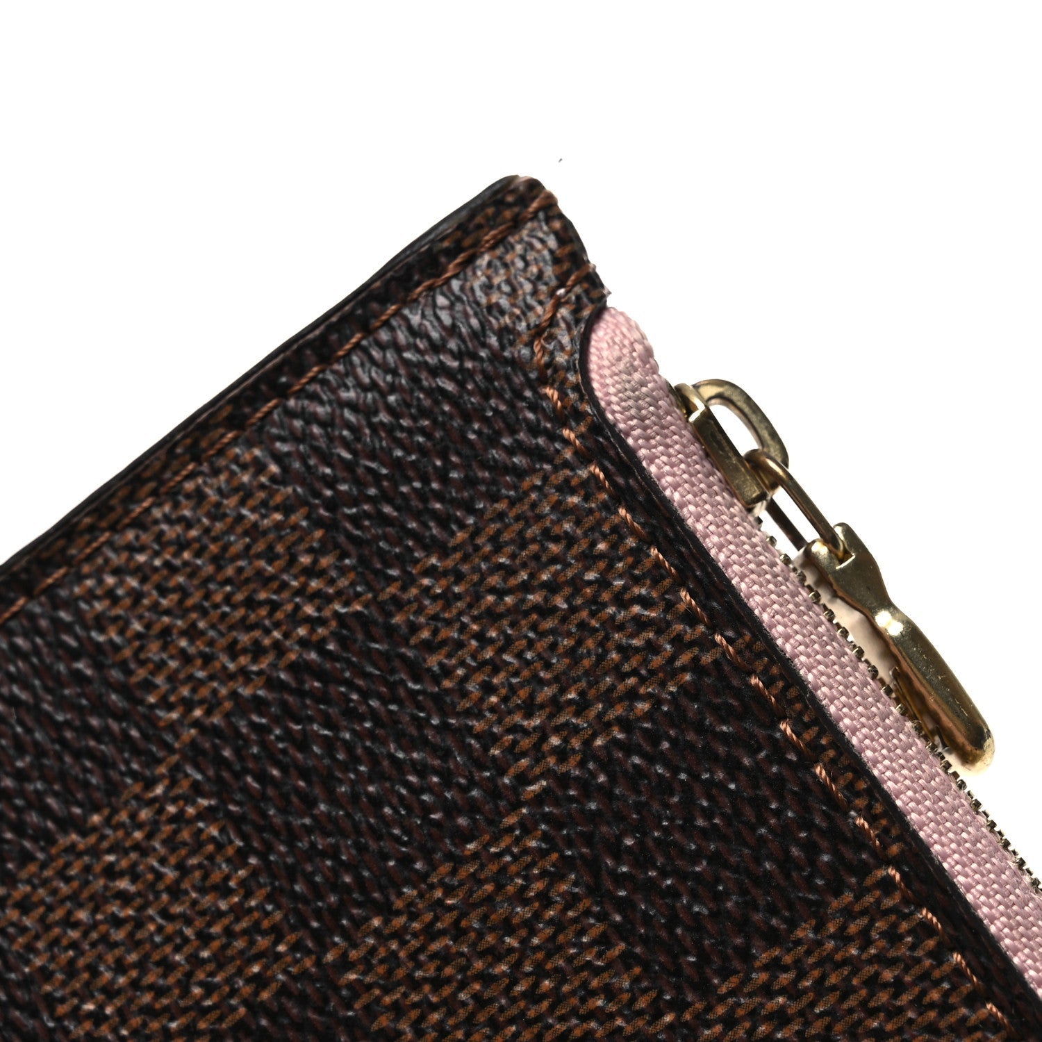 Damier Ebene Neverfull MM GM Pochette Rose Ballerine