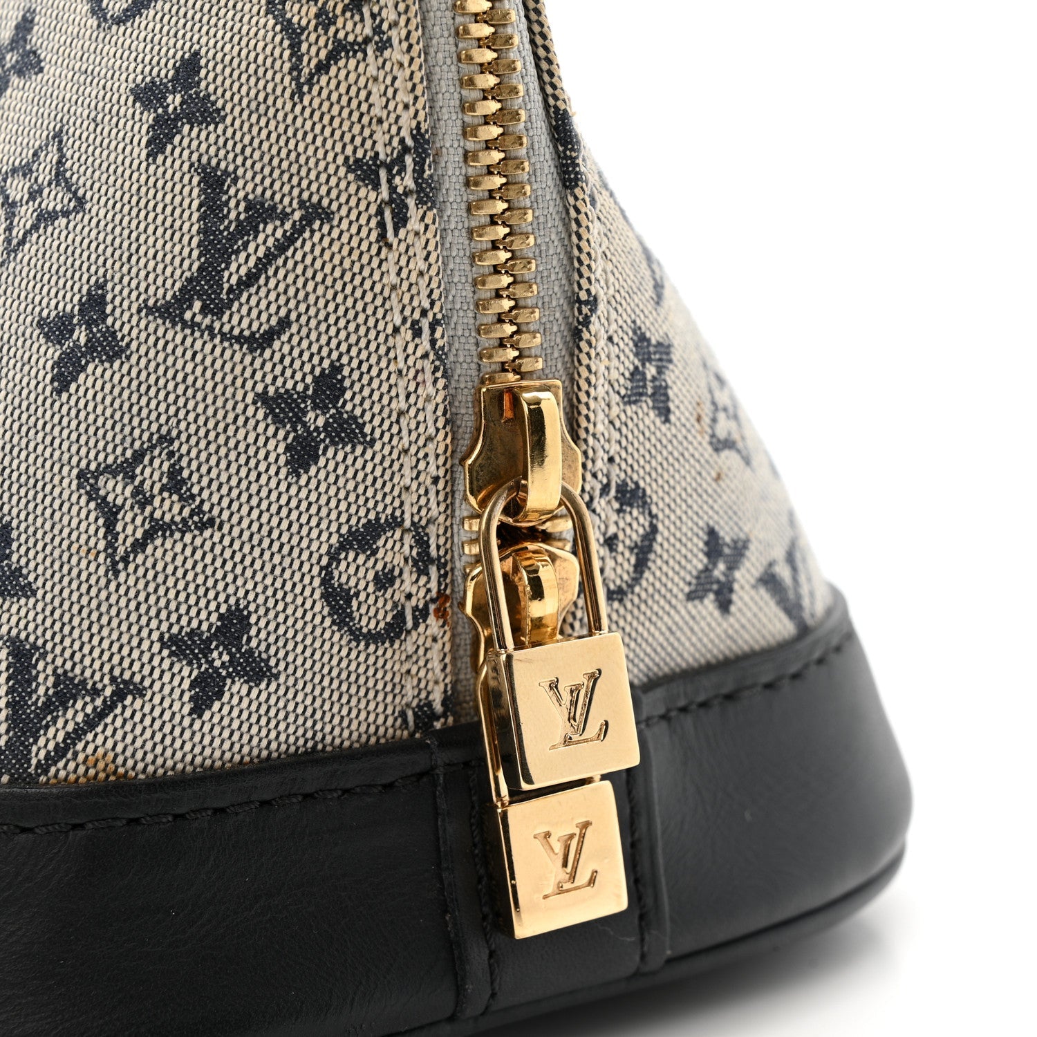 Mini Monogram Alma Long Blue