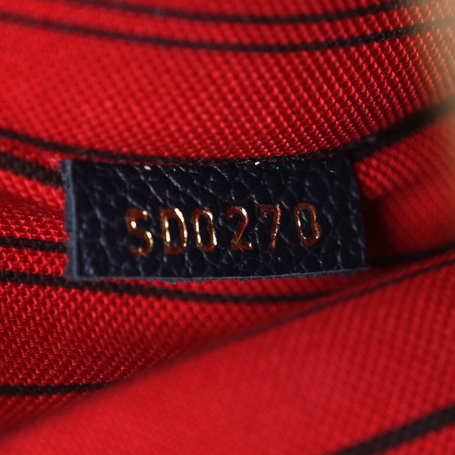 Empreinte Pochette Metis Marine Rouge